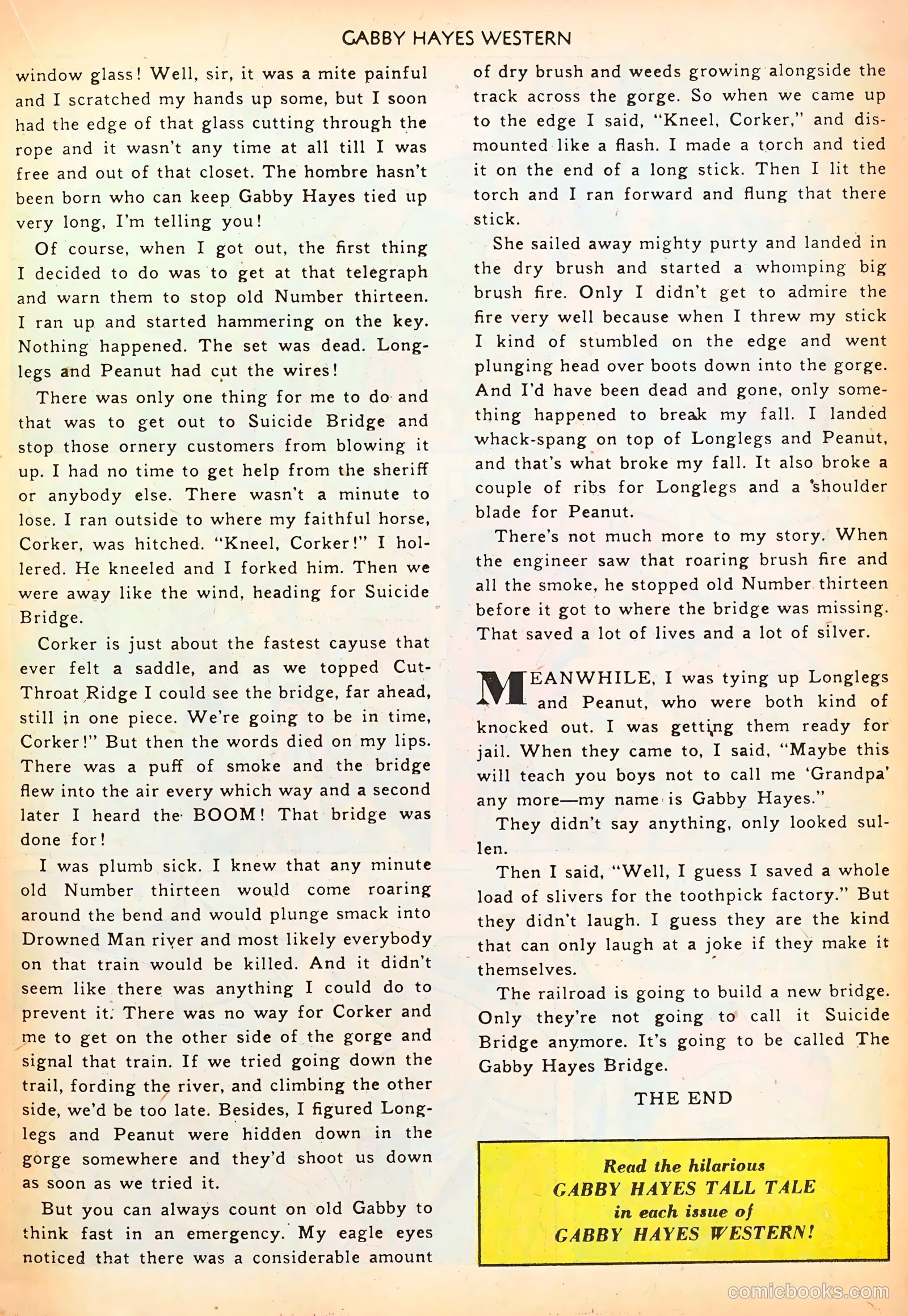 Gabby Hayes Western #33 — page 15 of 36