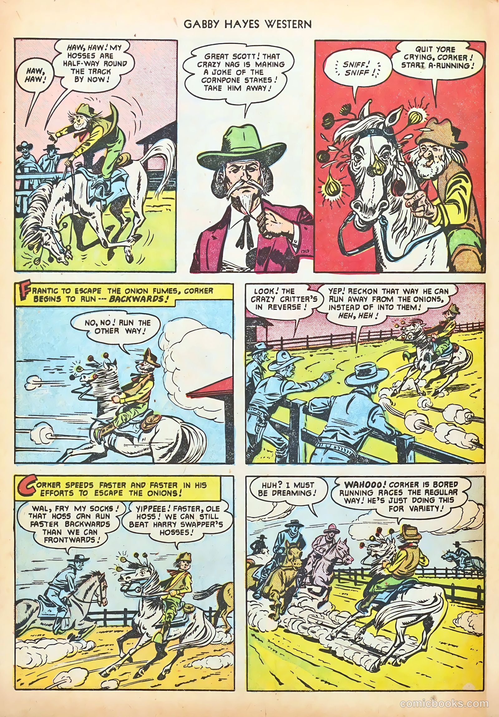 Gabby Hayes Western #33 — page 32 of 36