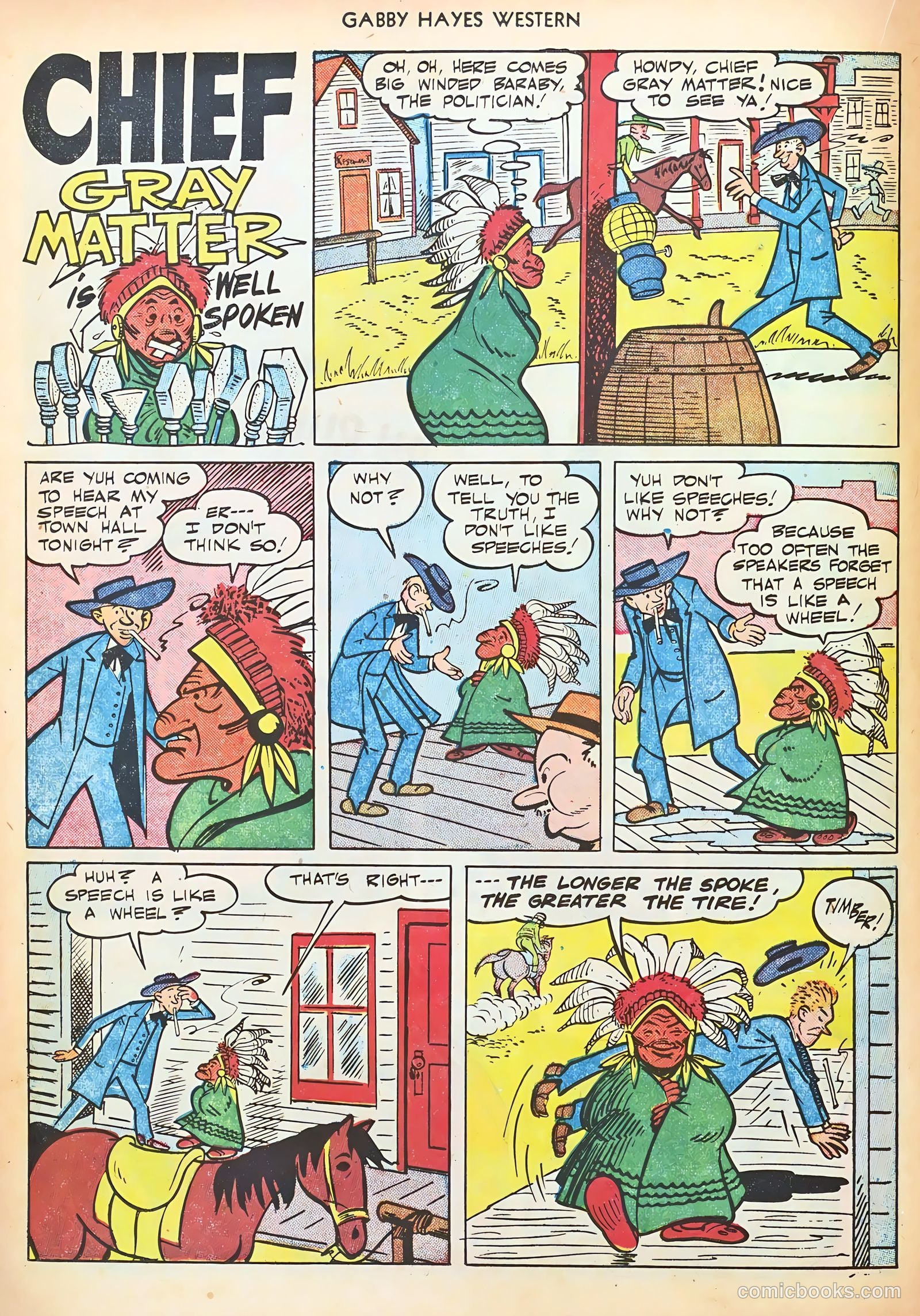 Gabby Hayes Western #34 — page 16 of 36