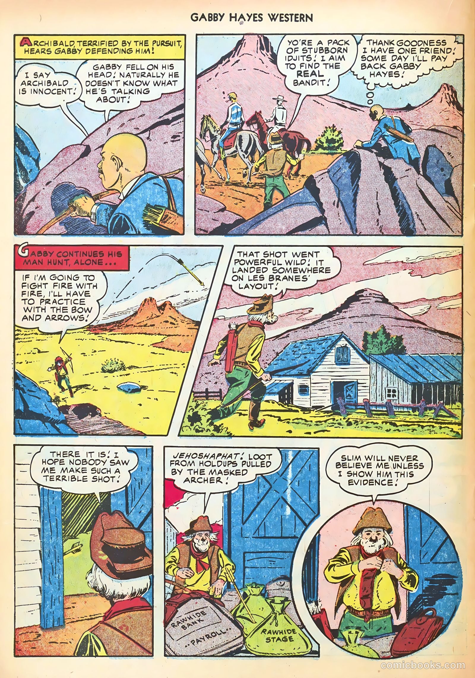Gabby Hayes Western #34 — page 22 of 36