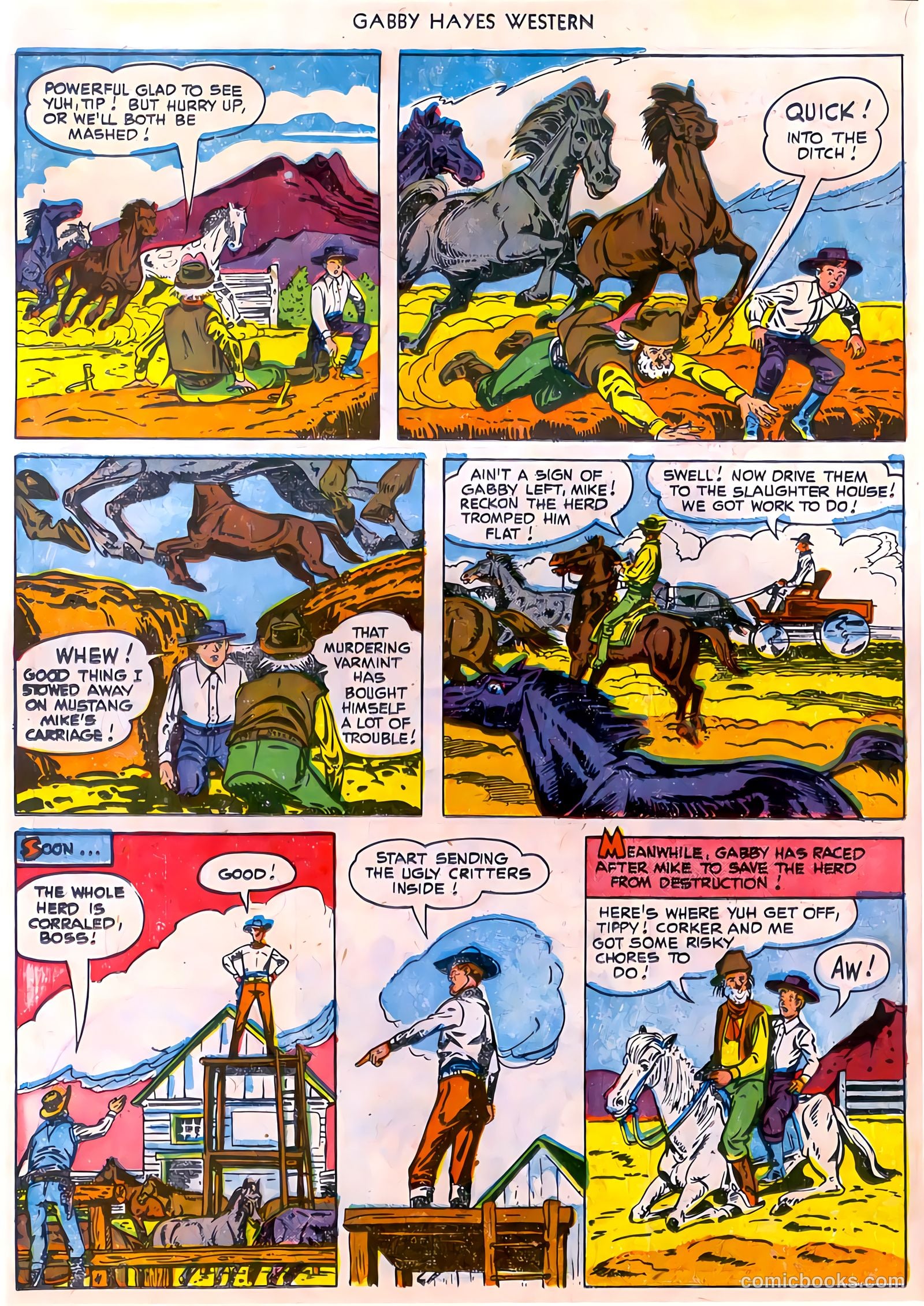 Gabby Hayes Western #35 — page 20 of 36