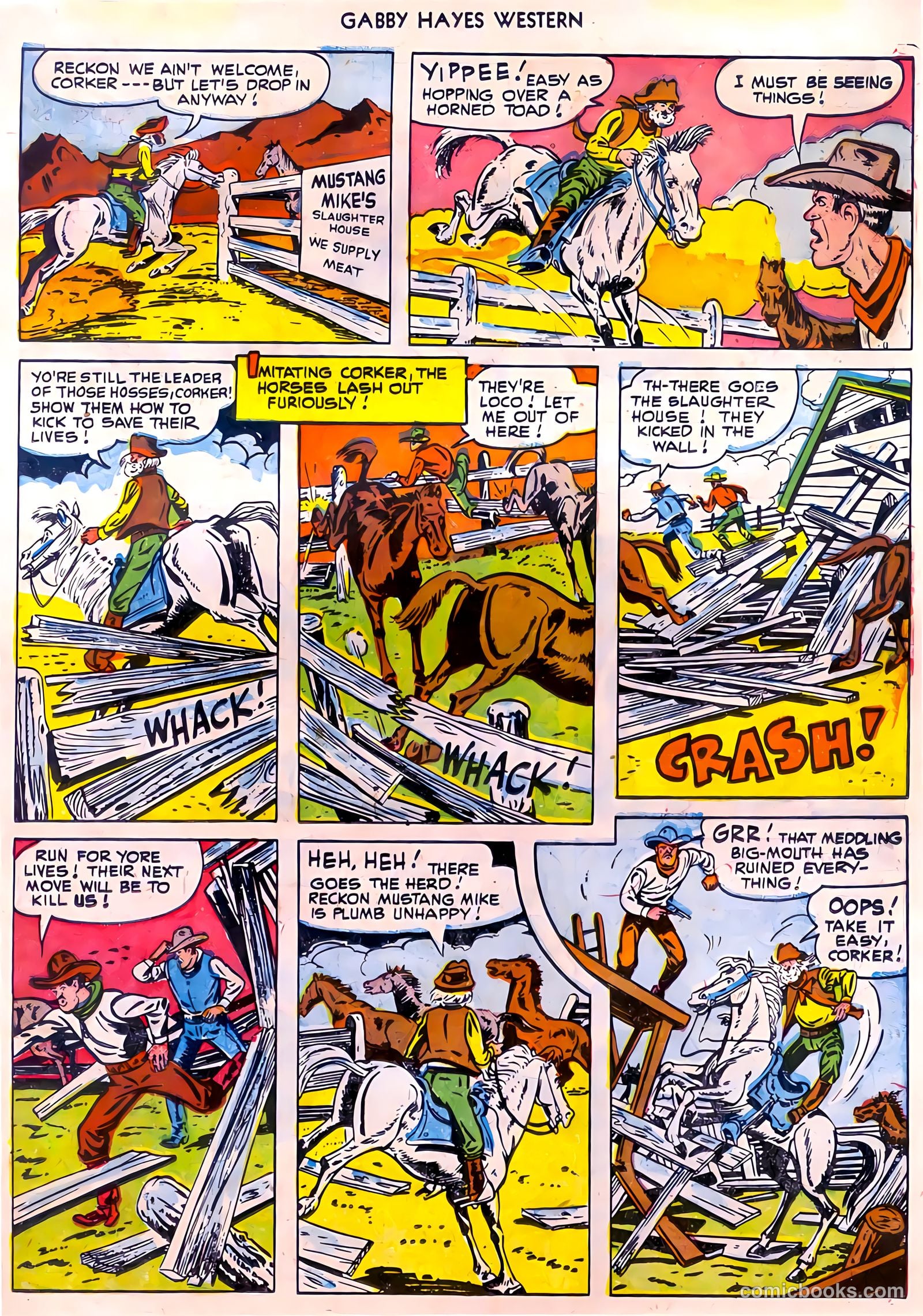 Gabby Hayes Western #35 — page 21 of 36