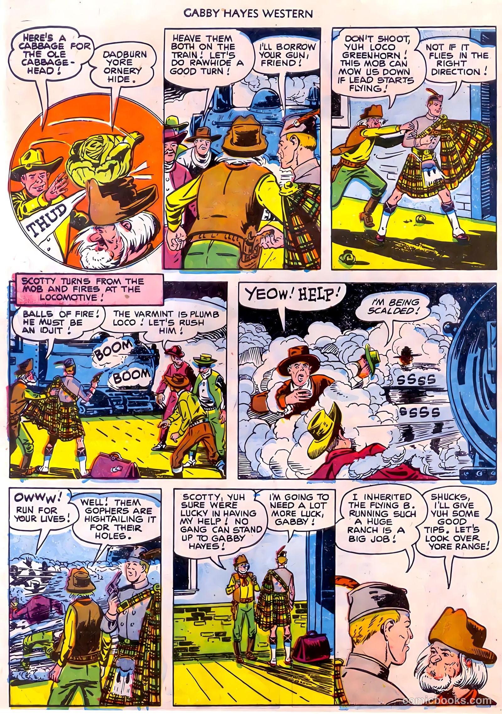 Gabby Hayes Western #35 — page 28 of 36