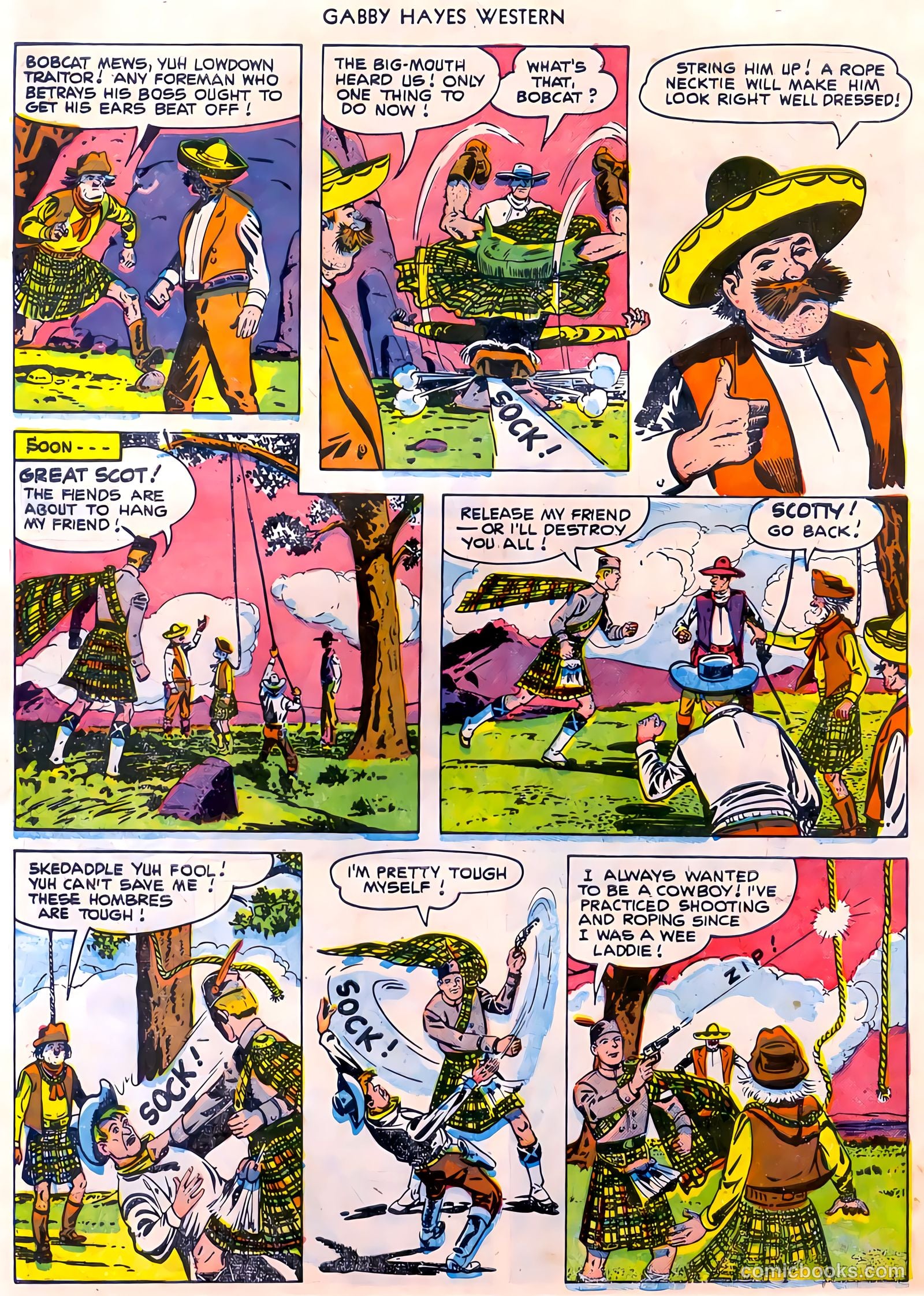 Gabby Hayes Western #35 — page 32 of 36