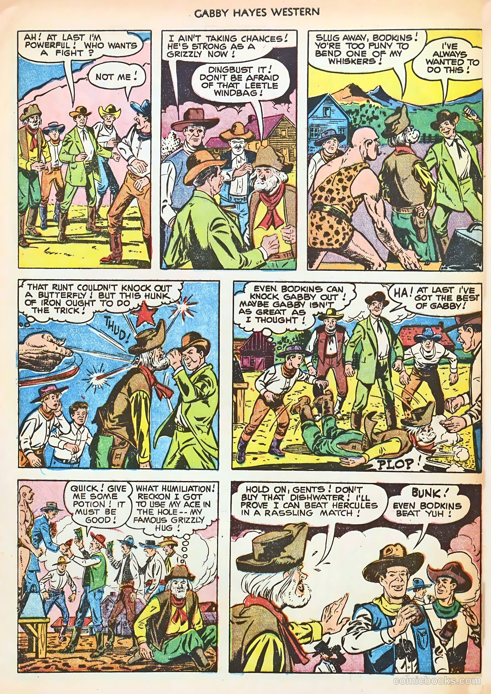 Gabby Hayes Western #36 — page 32 of 36