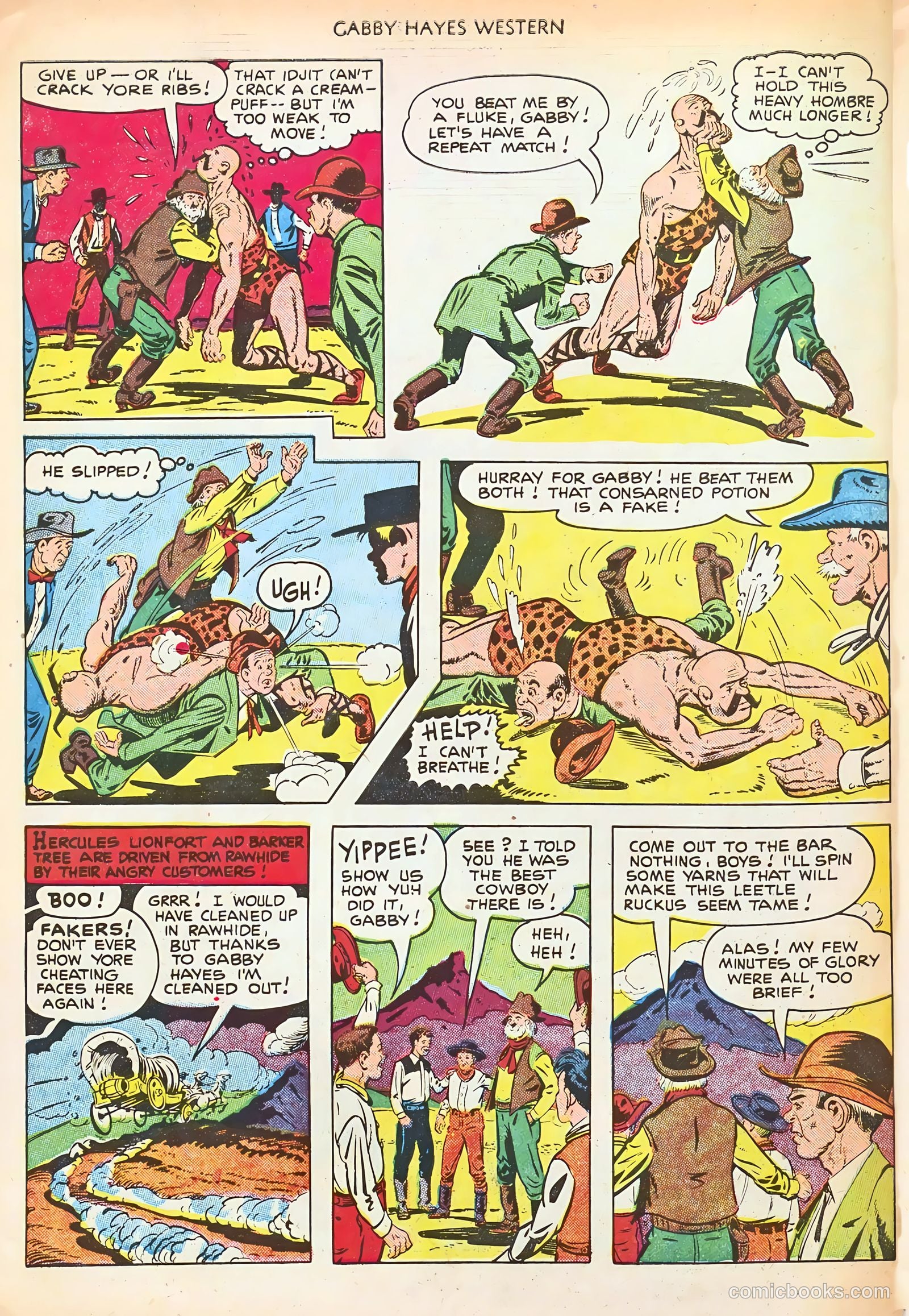Gabby Hayes Western #36 — page 34 of 36