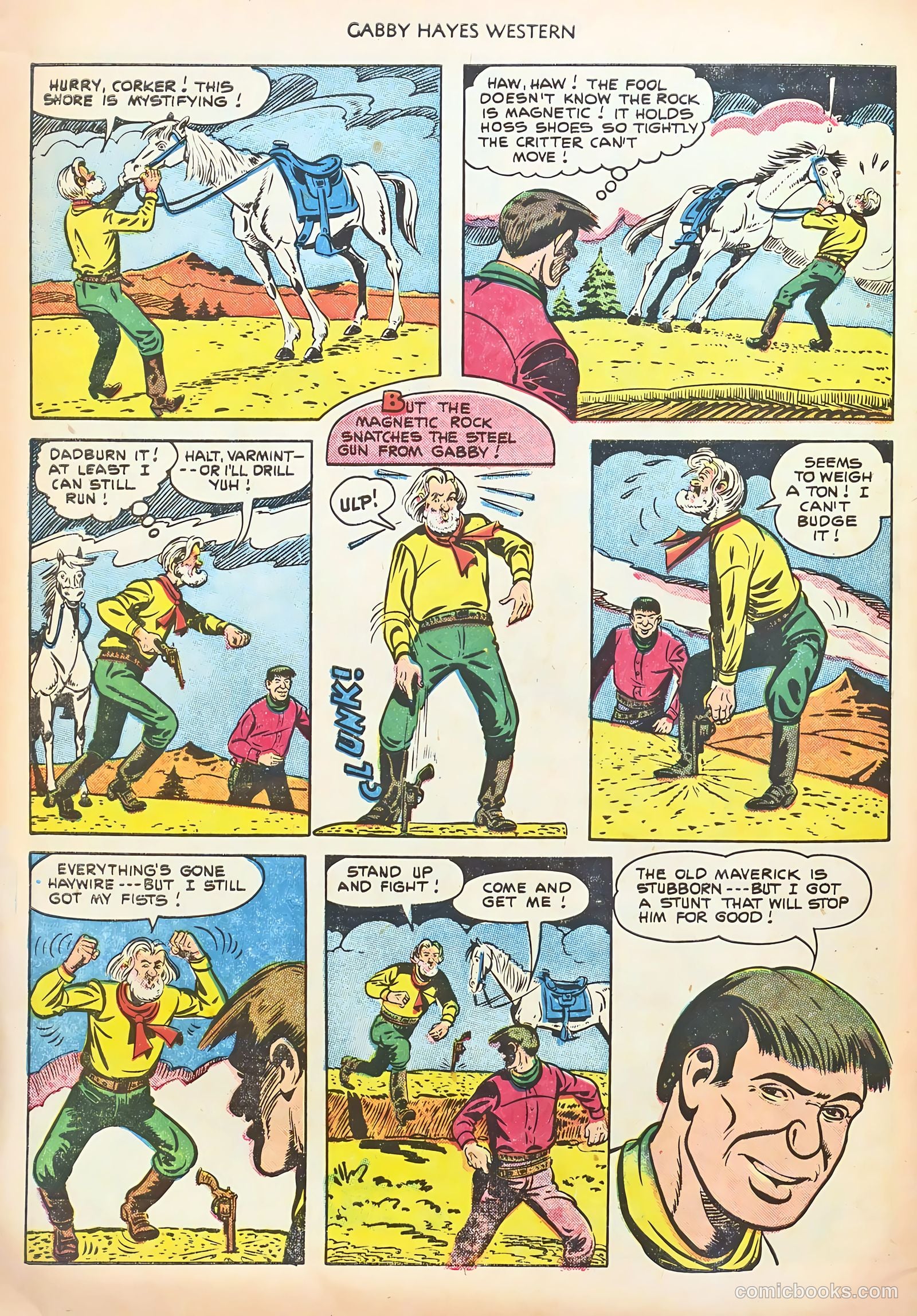 Gabby Hayes Western #37 — page 32 of 36