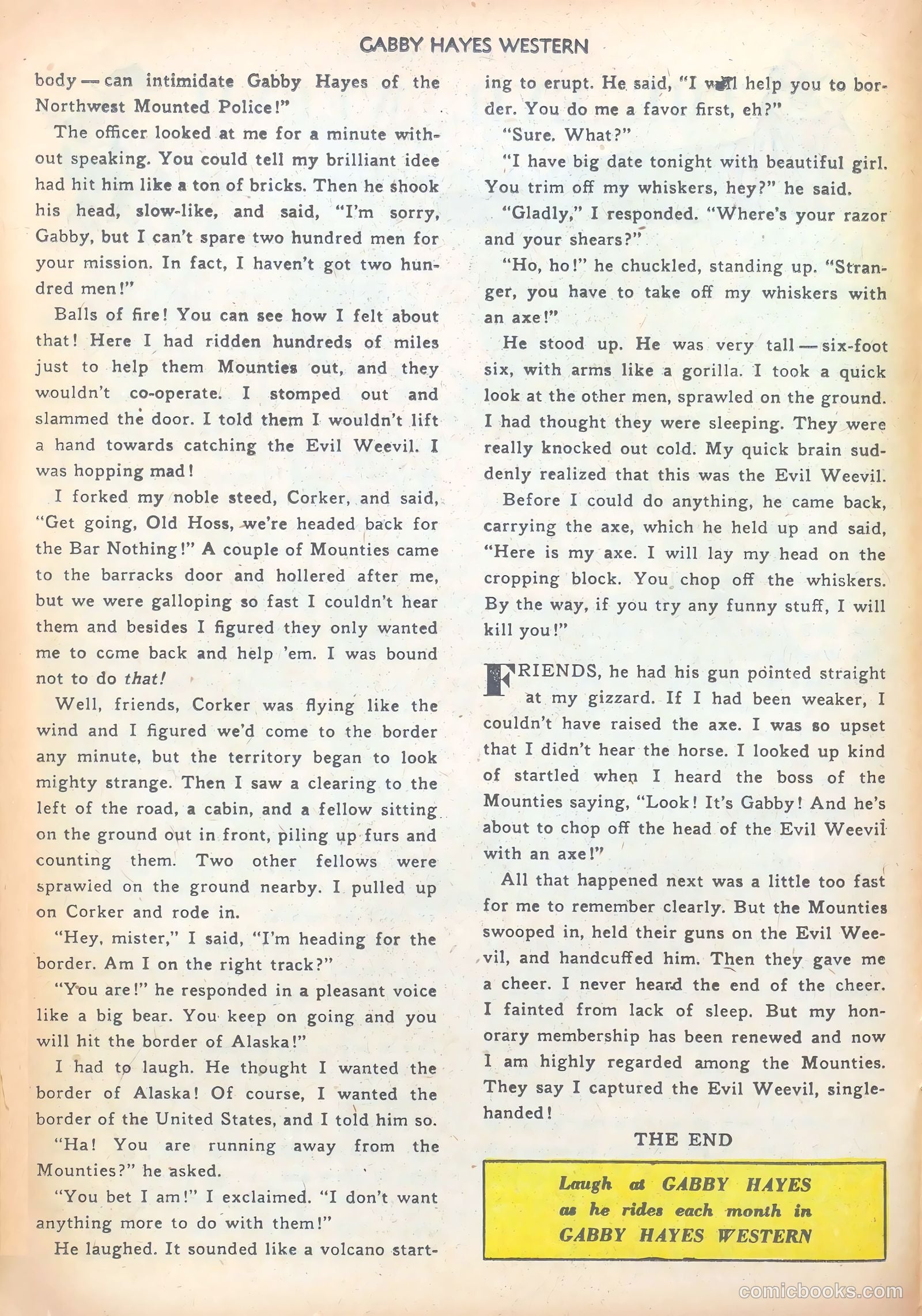 Gabby Hayes Western #38 — page 14 of 36