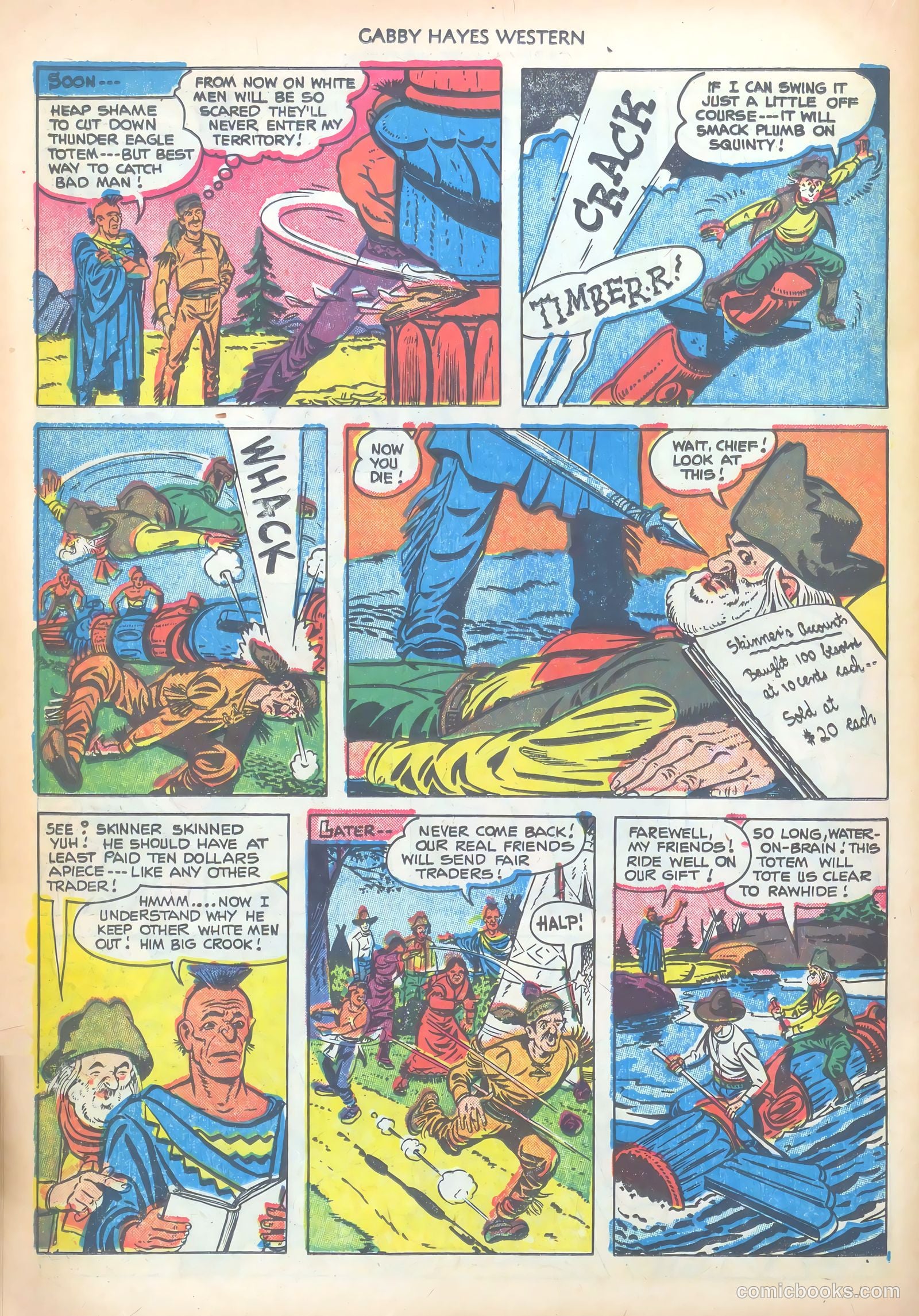 Gabby Hayes Western #38 — page 22 of 36
