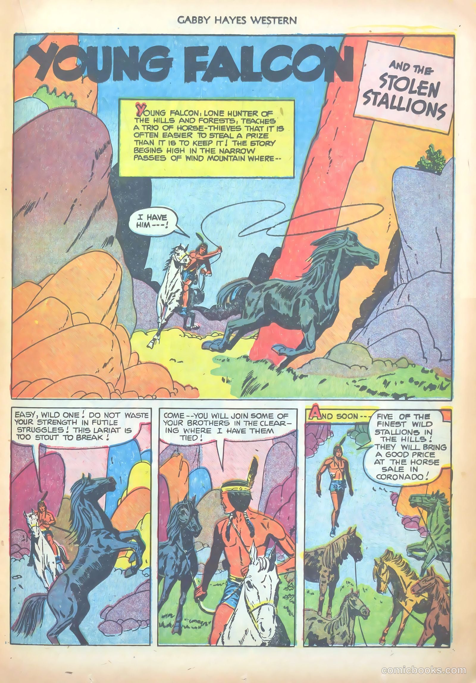 Gabby Hayes Western #38 — page 23 of 36