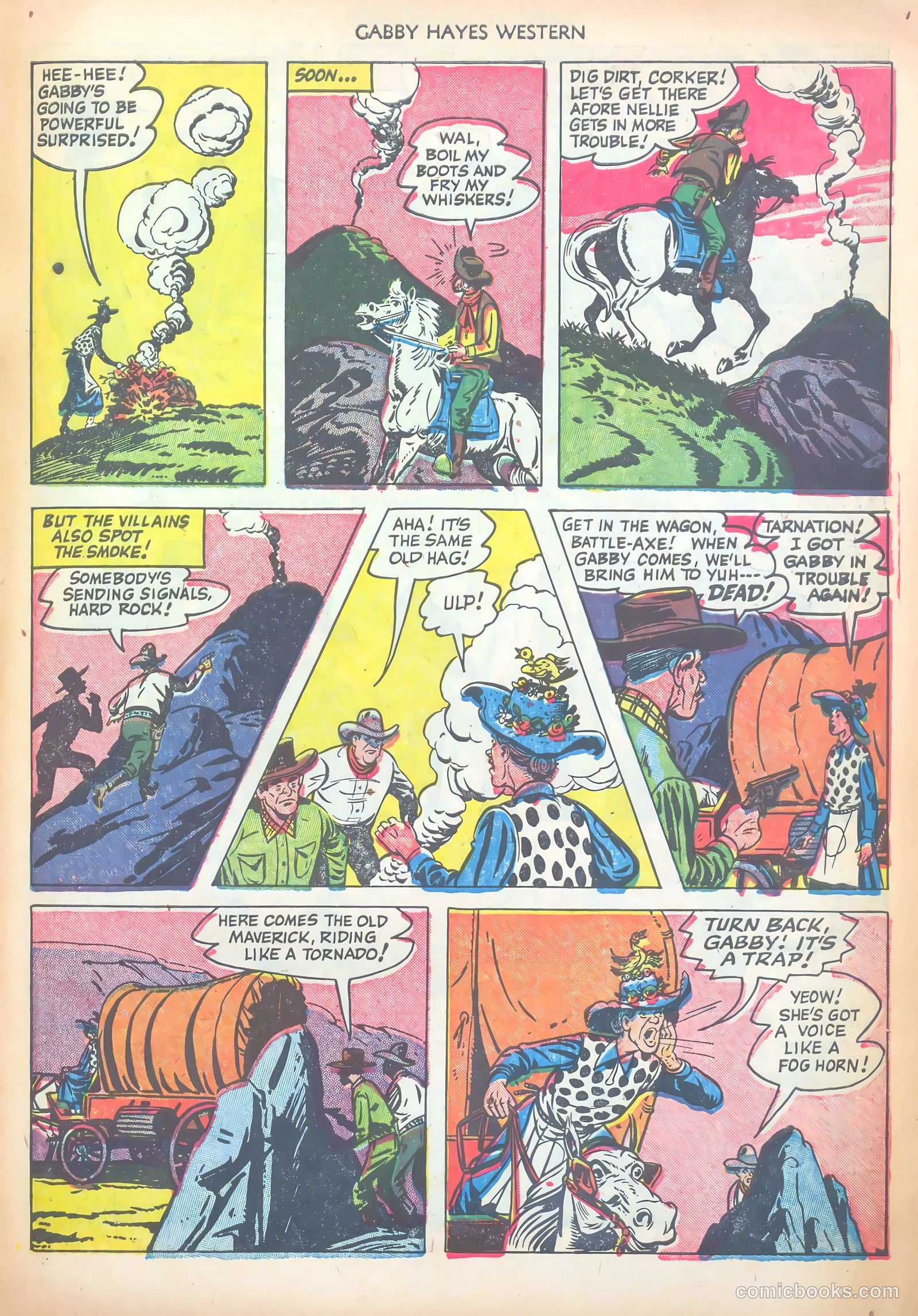 Gabby Hayes Western #38 — page 31 of 36