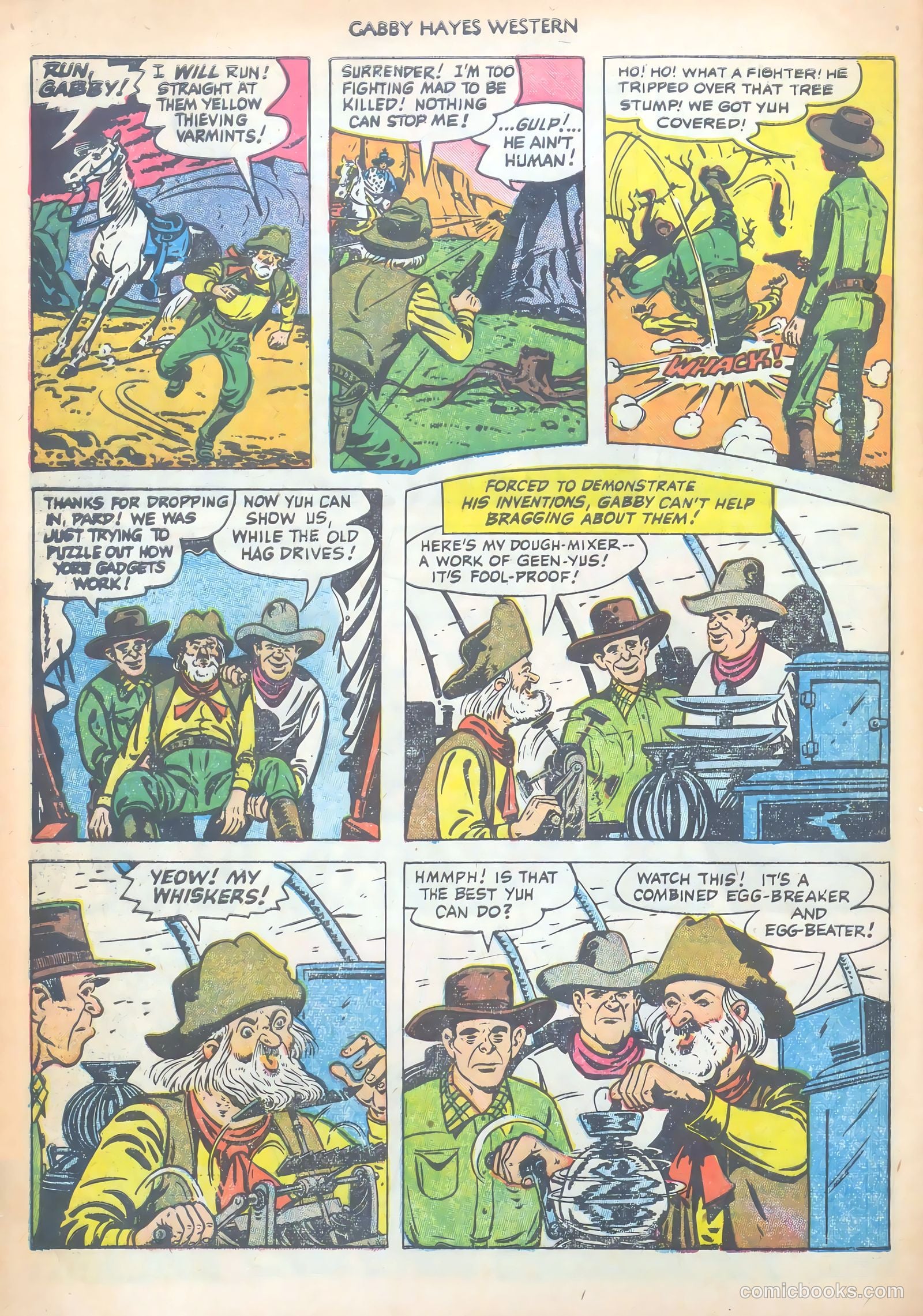 Gabby Hayes Western #38 — page 32 of 36
