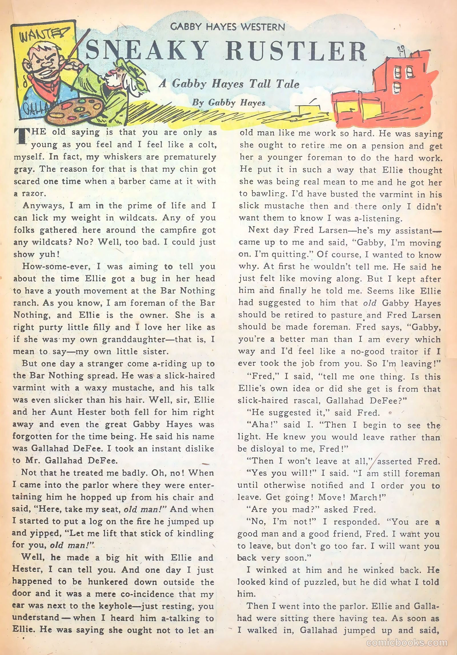 Gabby Hayes Western #39 — page 23 of 36