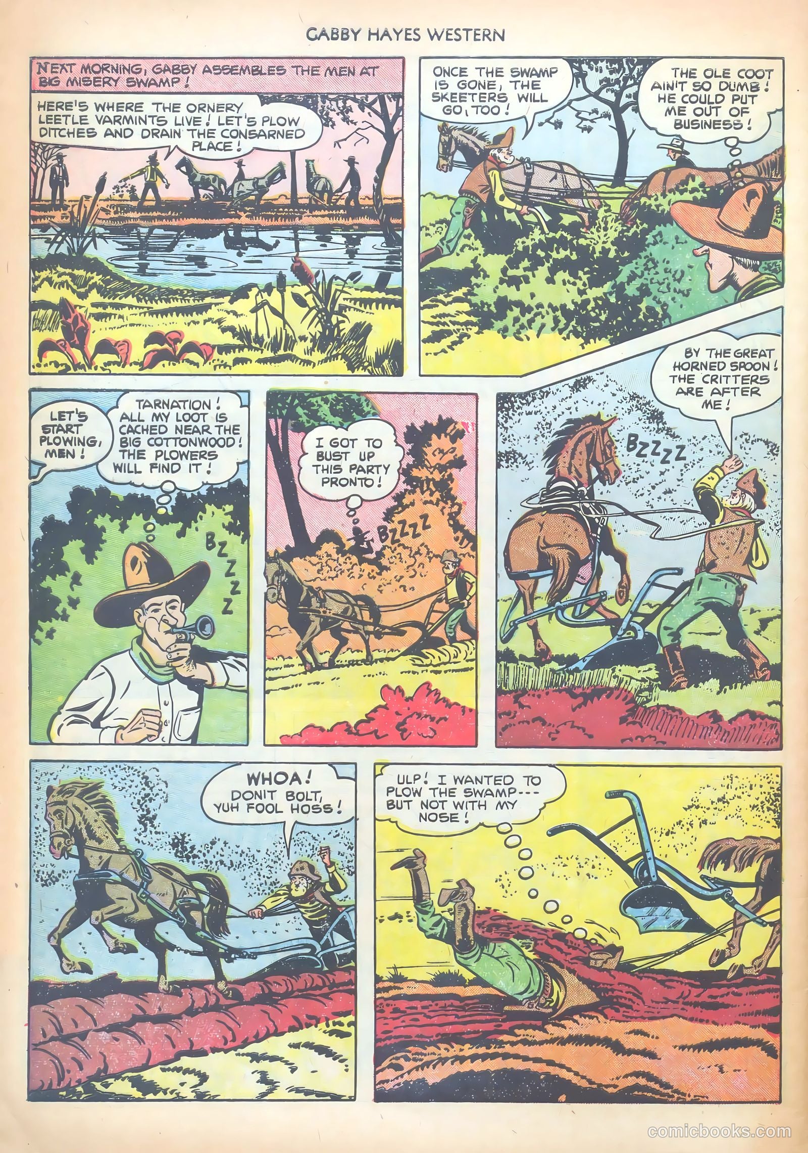 Gabby Hayes Western #39 — page 32 of 36