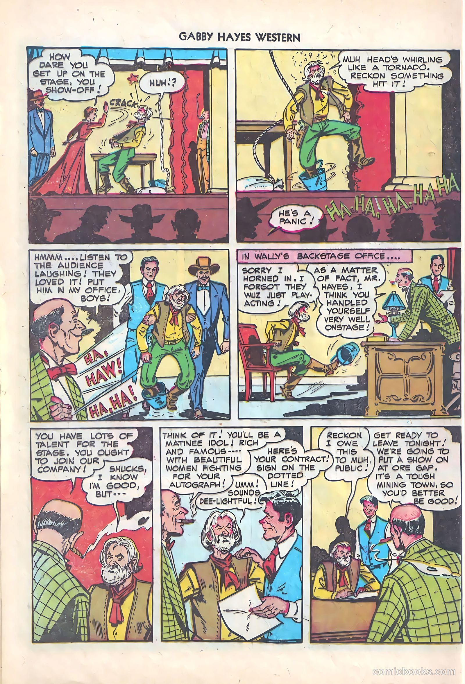 Gabby Hayes Western #4 — page 16 of 52