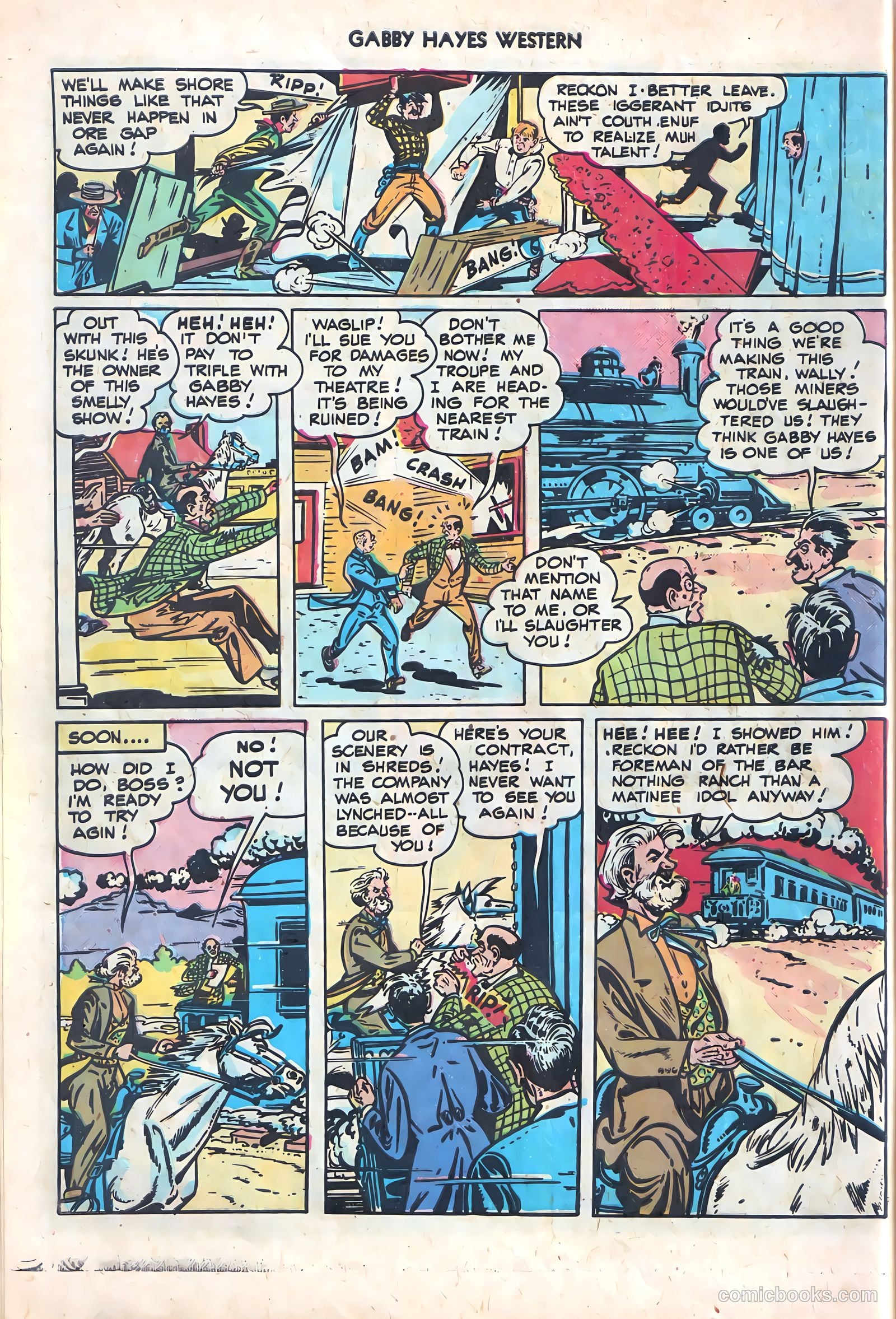Gabby Hayes Western #4 — page 20 of 52