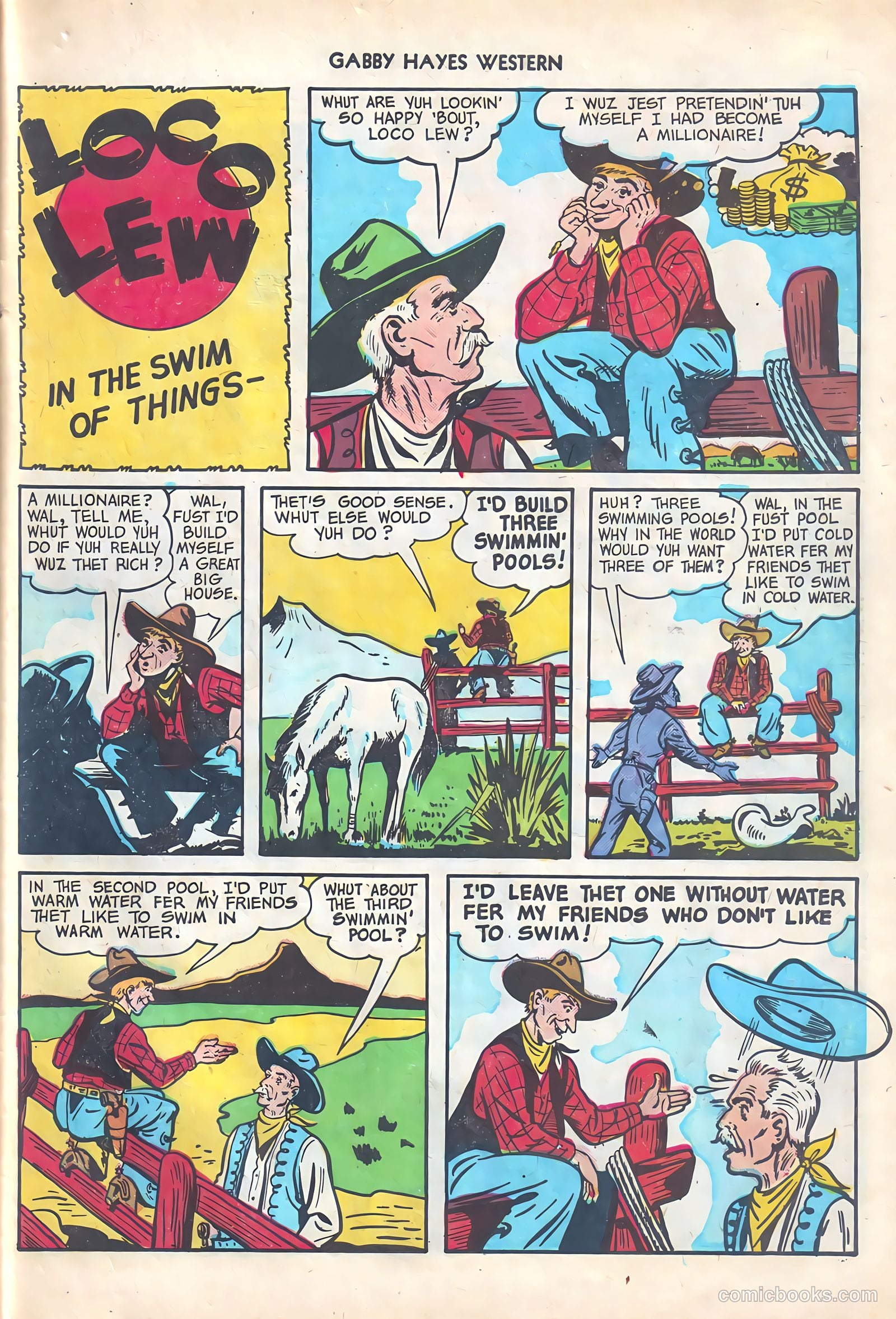 Gabby Hayes Western #4 — page 43 of 52