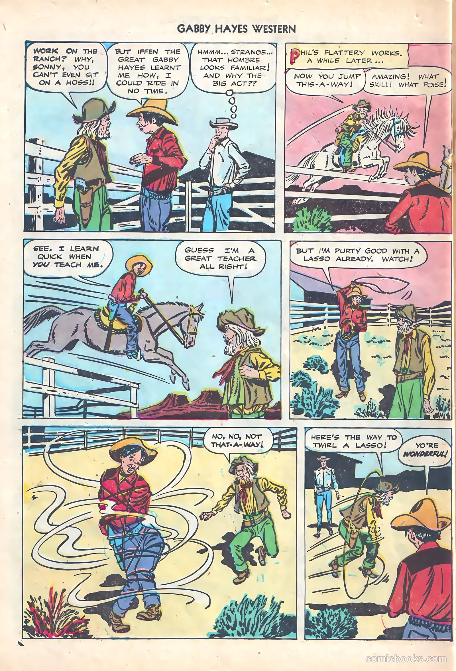 Gabby Hayes Western #4 — page 46 of 52