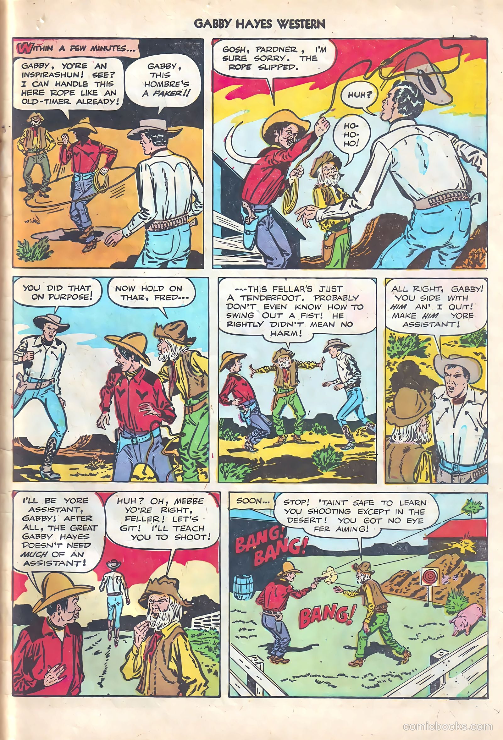 Gabby Hayes Western #4 — page 47 of 52