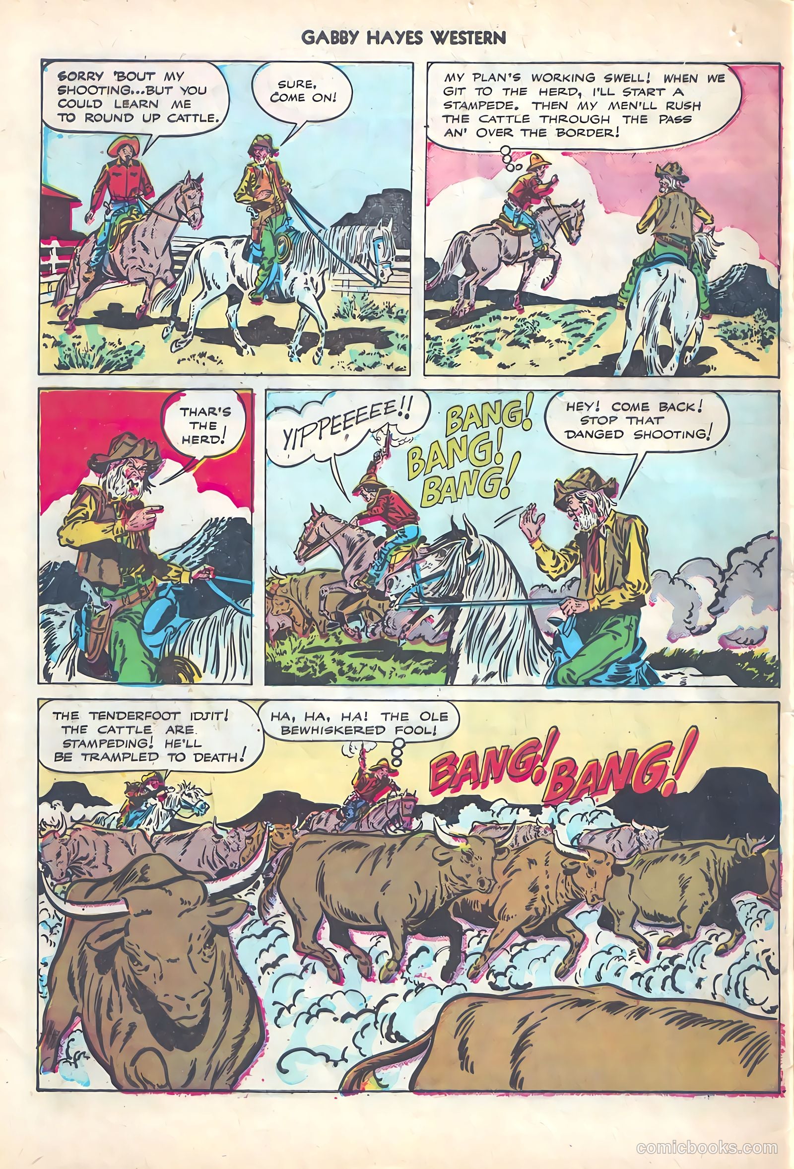 Gabby Hayes Western #4 — page 48 of 52