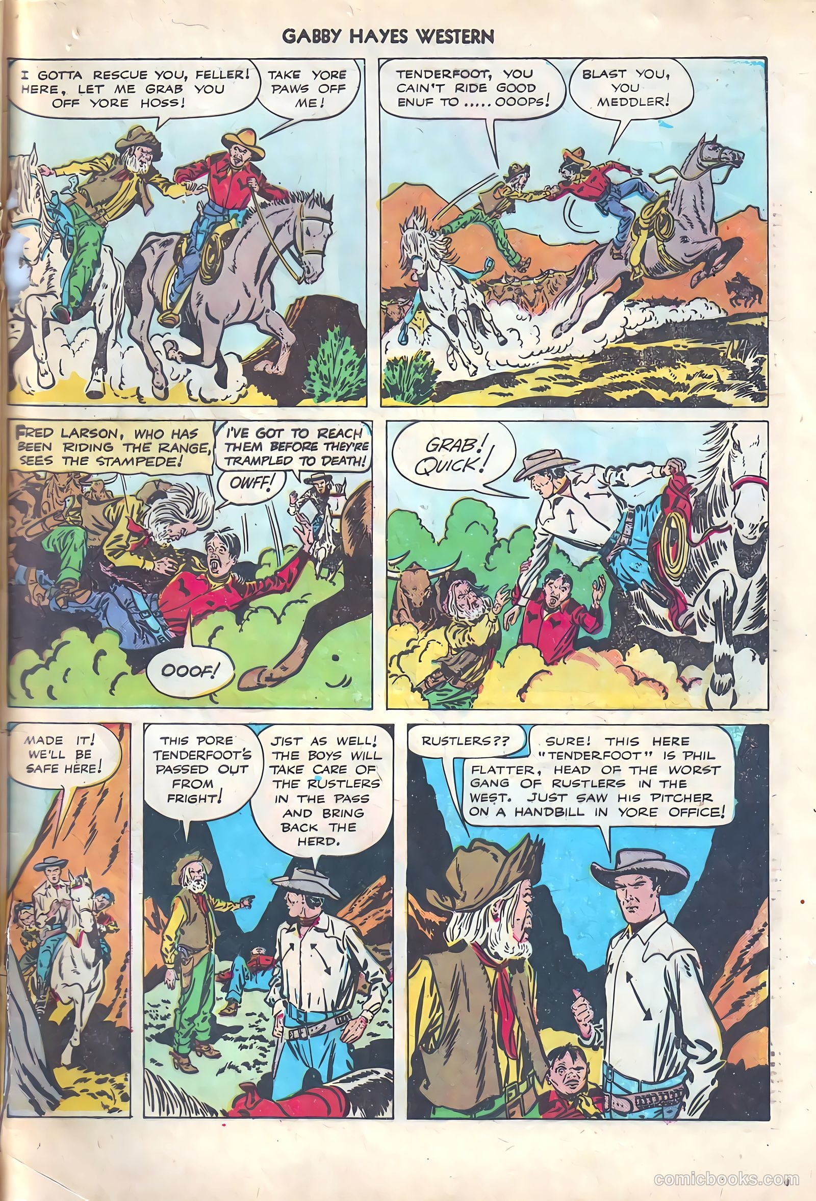 Gabby Hayes Western #4 — page 49 of 52