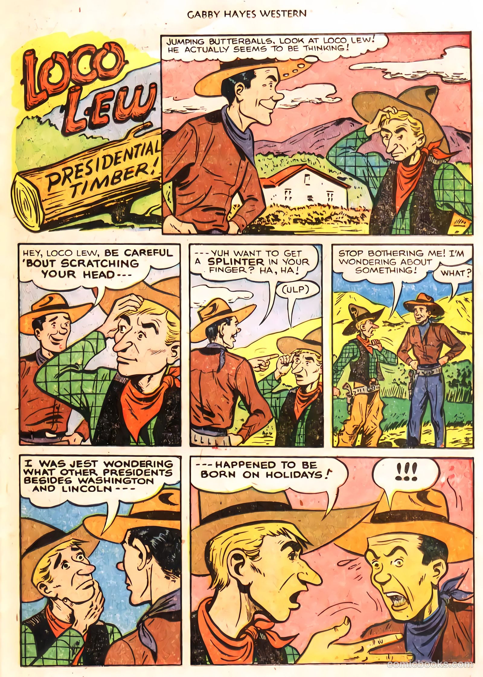 Gabby Hayes Western #40 — page 22 of 34