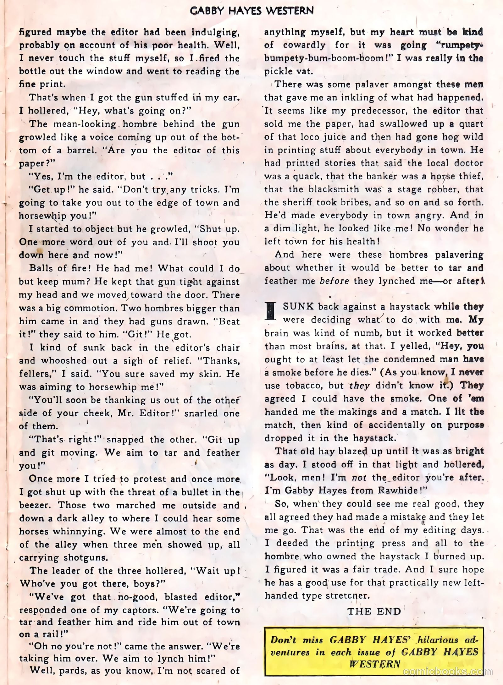 Gabby Hayes Western #40 — page 24 of 34