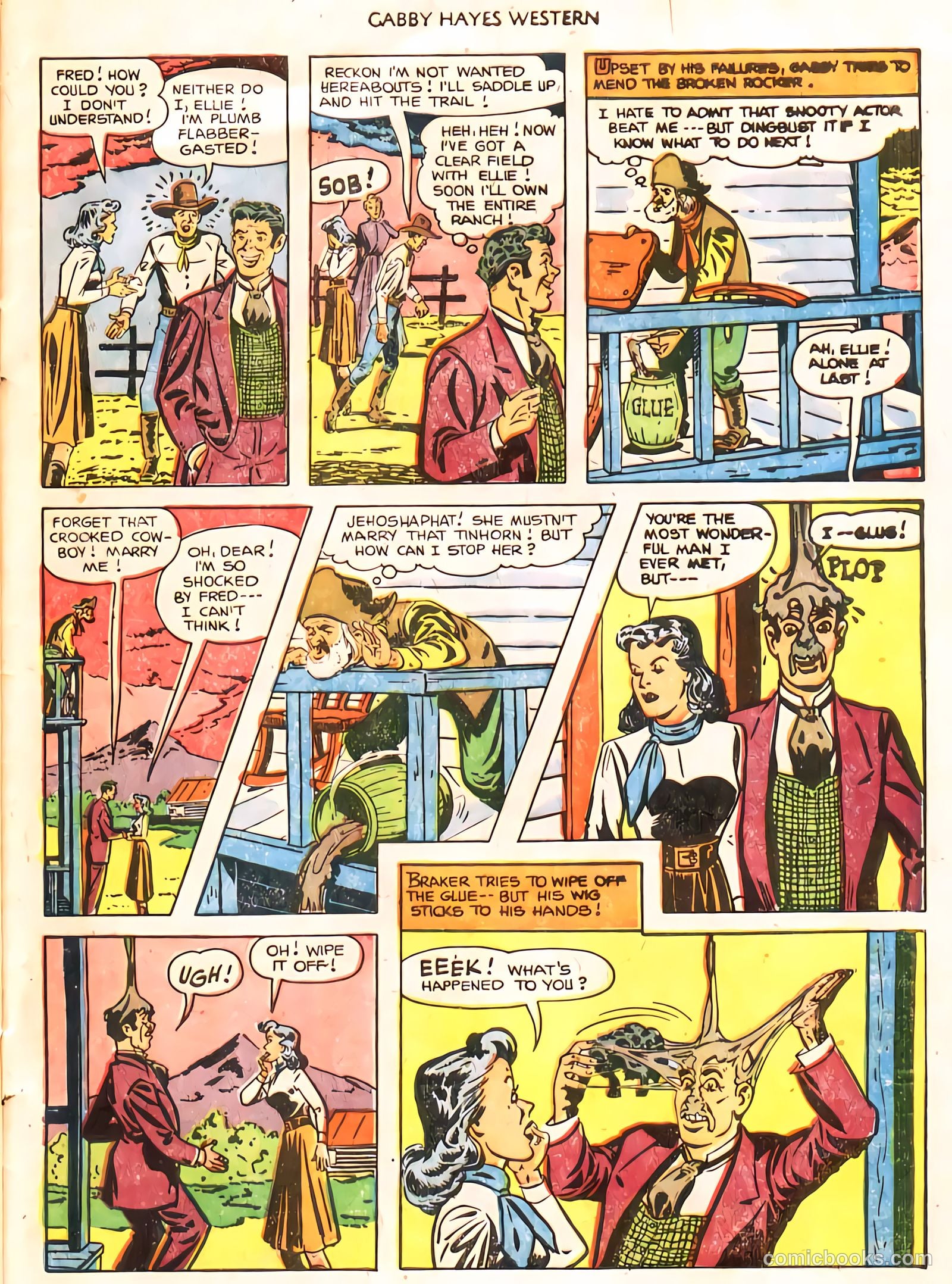 Gabby Hayes Western #40 — page 32 of 34