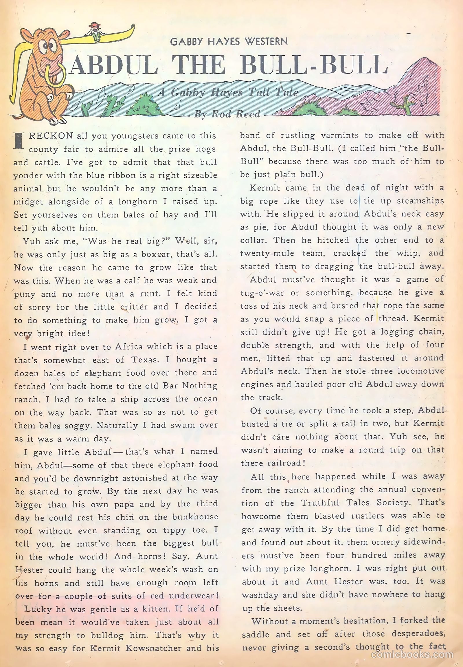 Gabby Hayes Western #41 — page 23 of 36