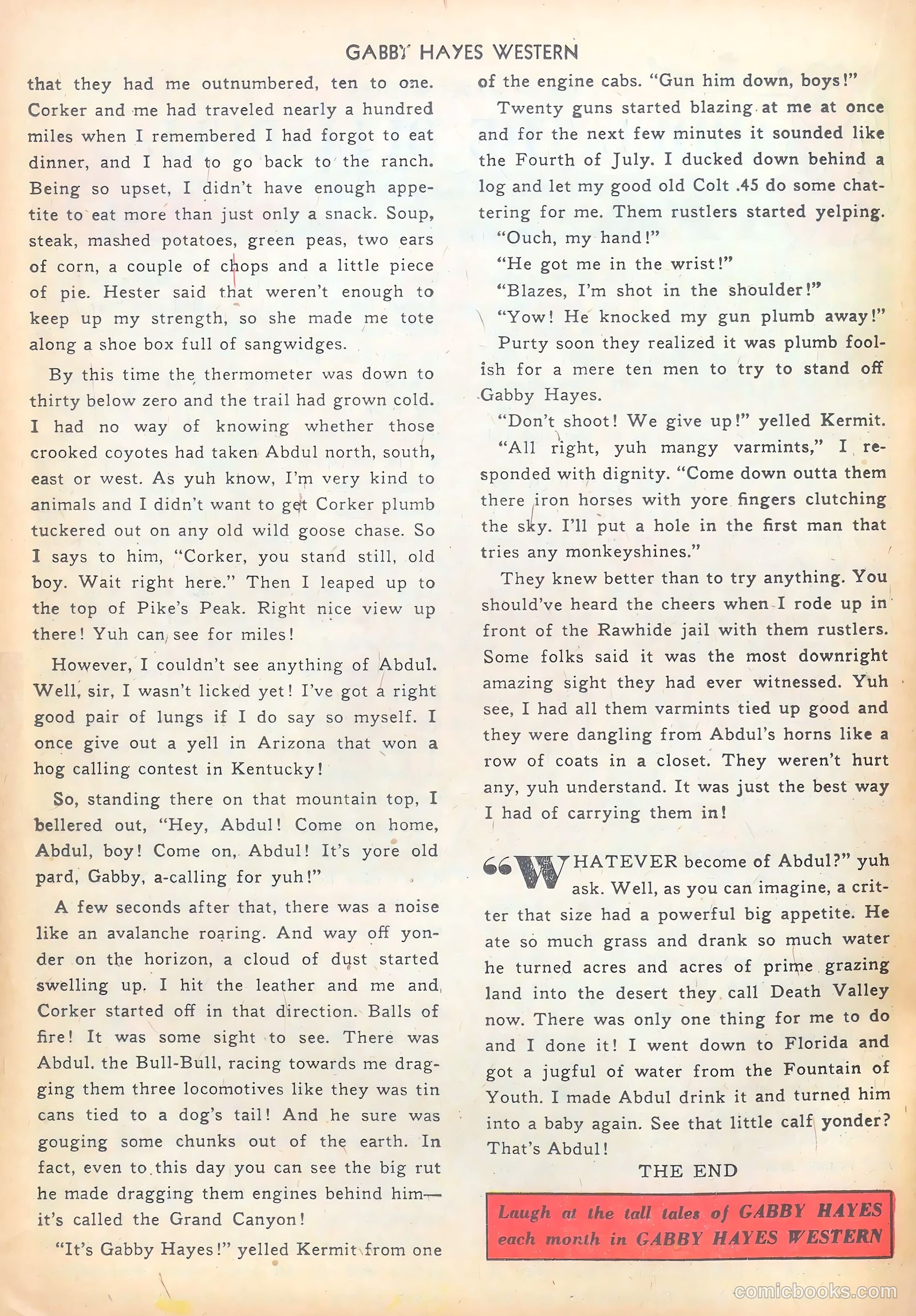 Gabby Hayes Western #41 — page 24 of 36