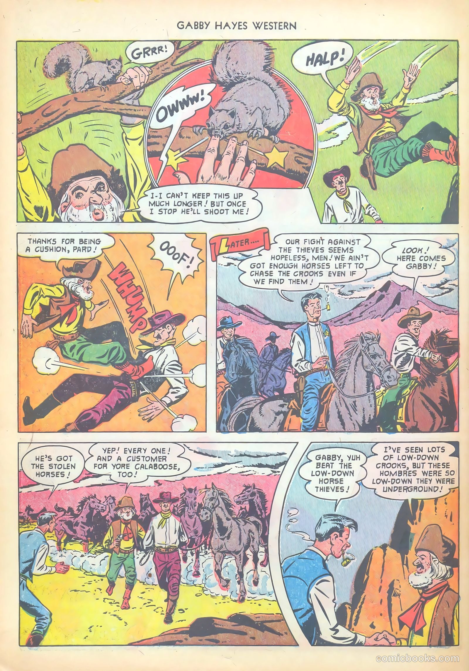 Gabby Hayes Western #41 — page 34 of 36