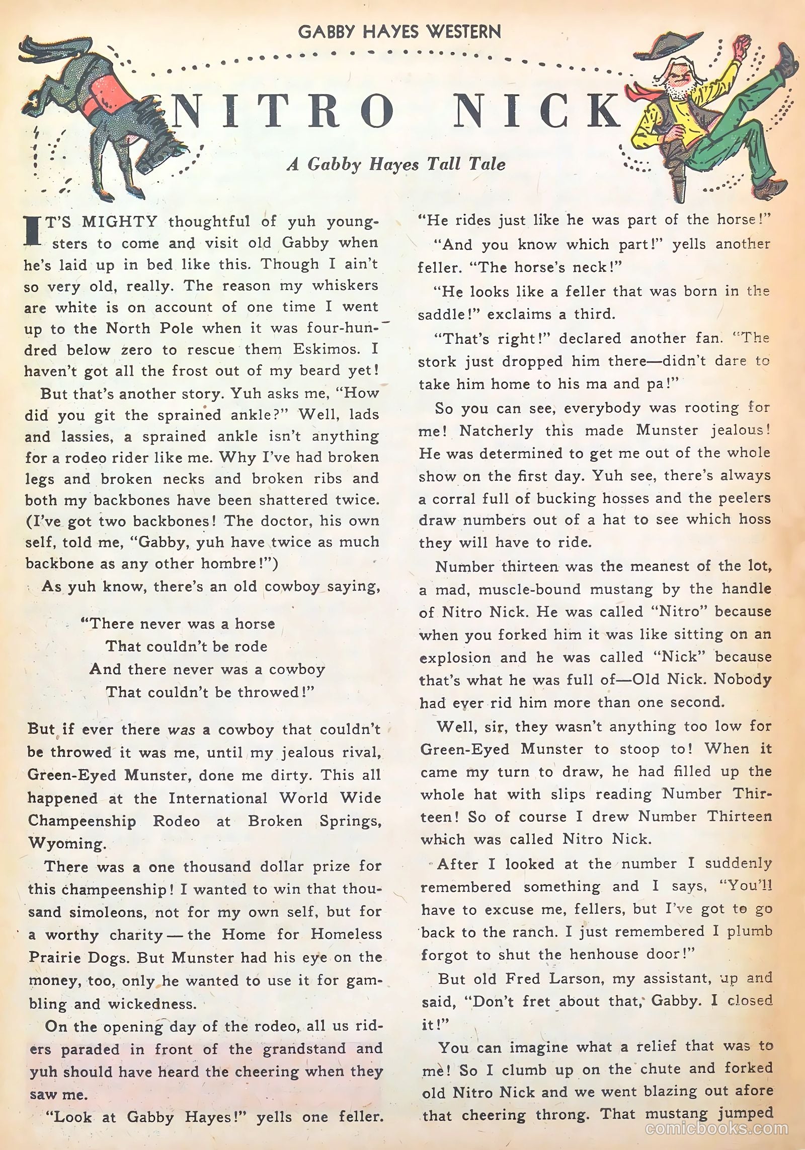 Gabby Hayes Western #42 — page 25 of 36