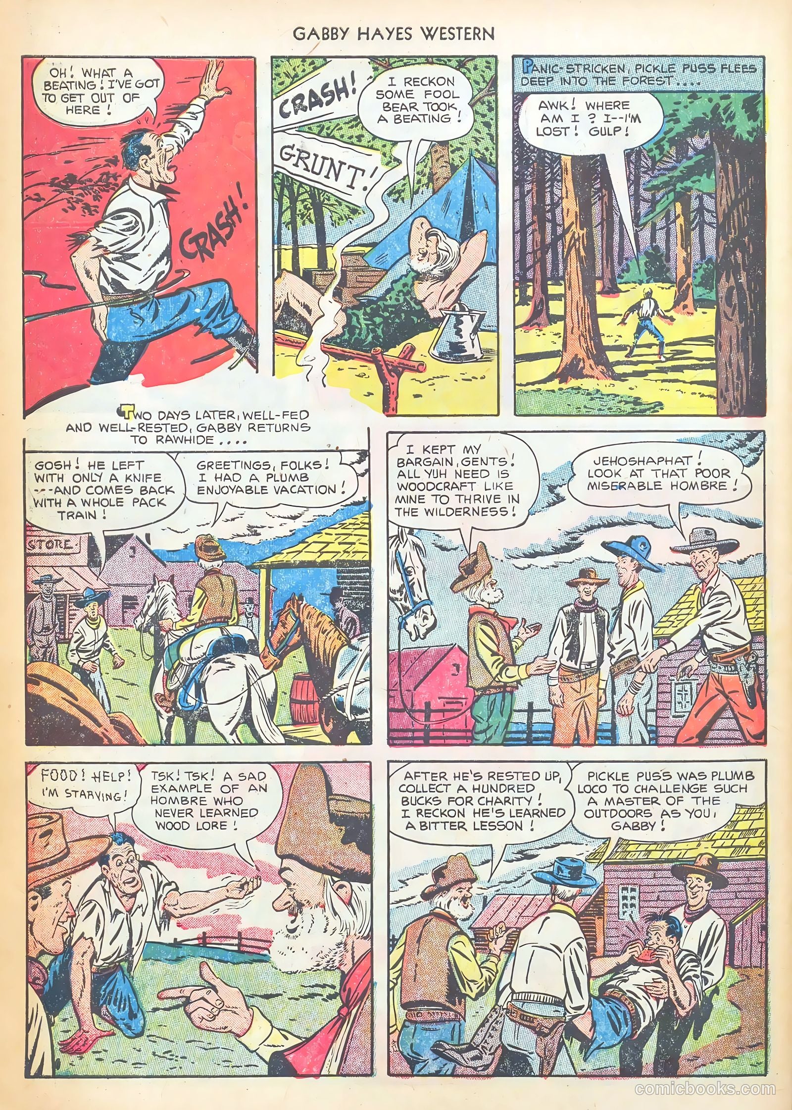 Gabby Hayes Western #42 — page 34 of 36