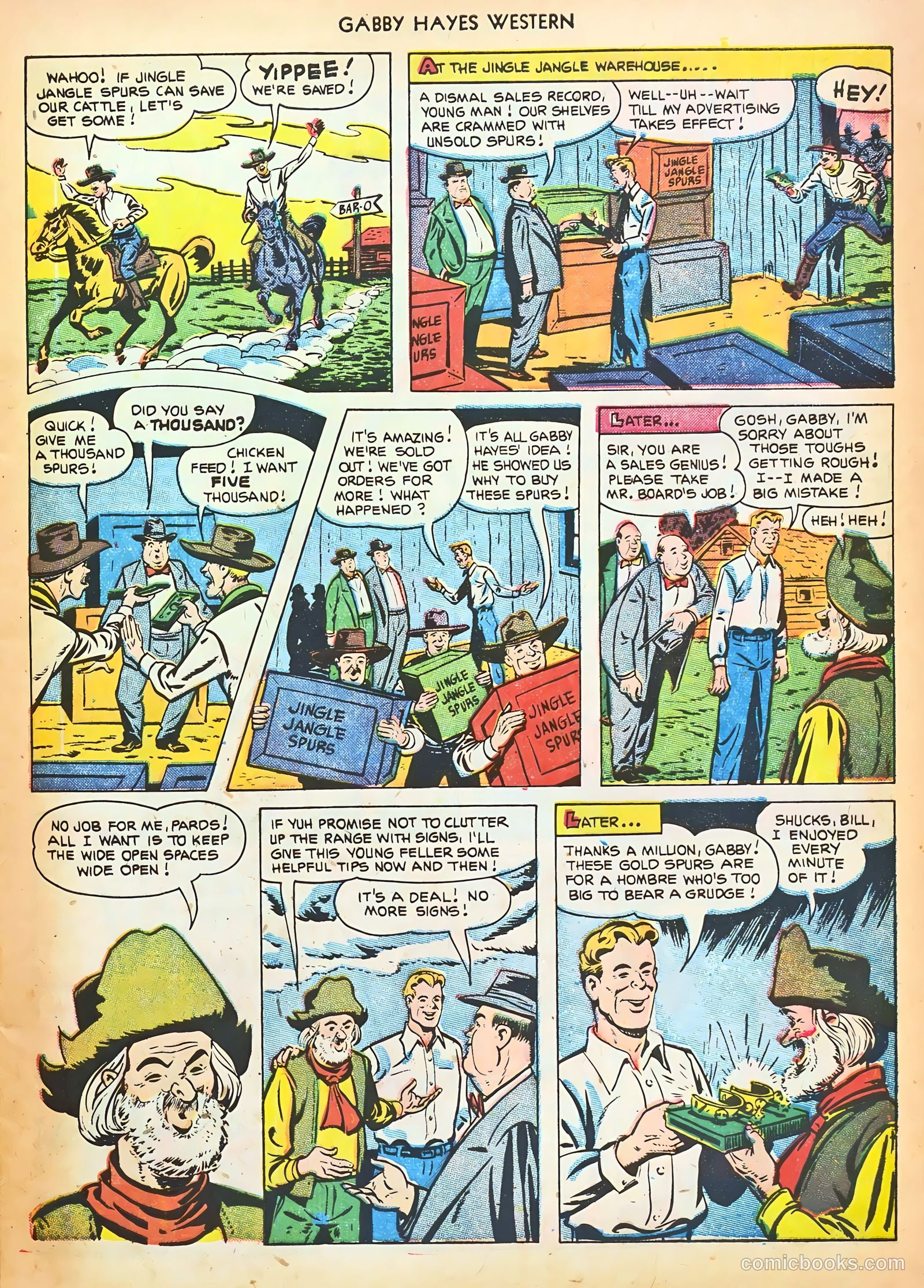 Gabby Hayes Western #43 — page 9 of 36