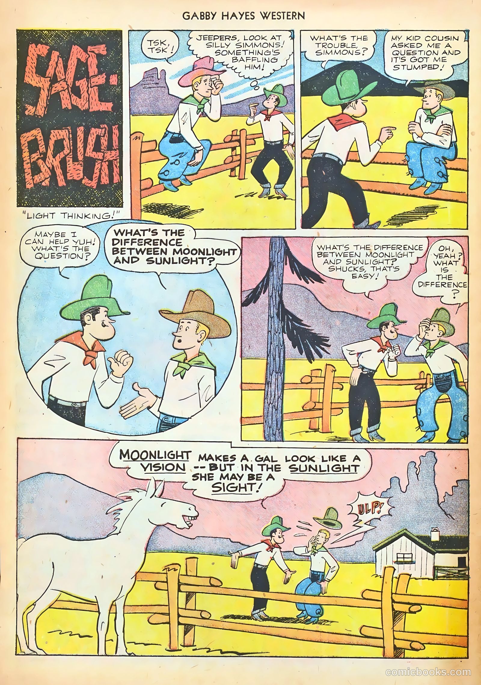 Gabby Hayes Western #43 — page 28 of 36