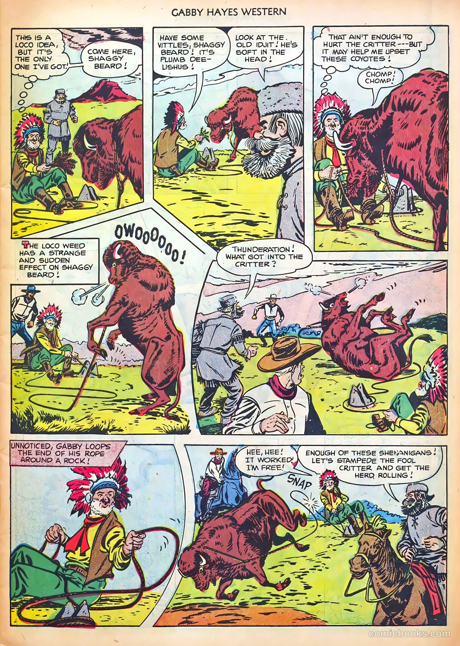 Gabby Hayes Western #44 — page 7 of 36