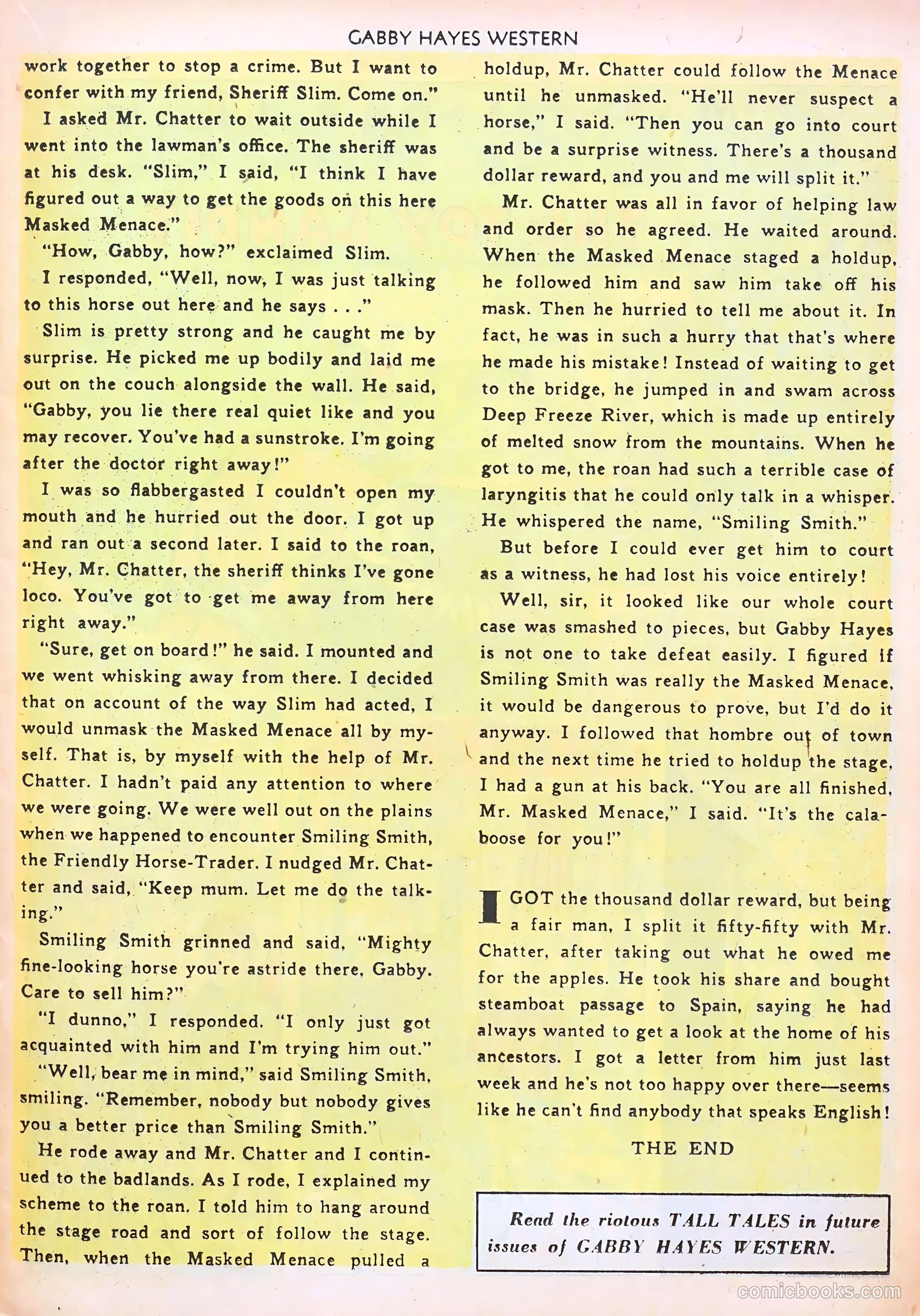 Gabby Hayes Western #44 — page 13 of 36