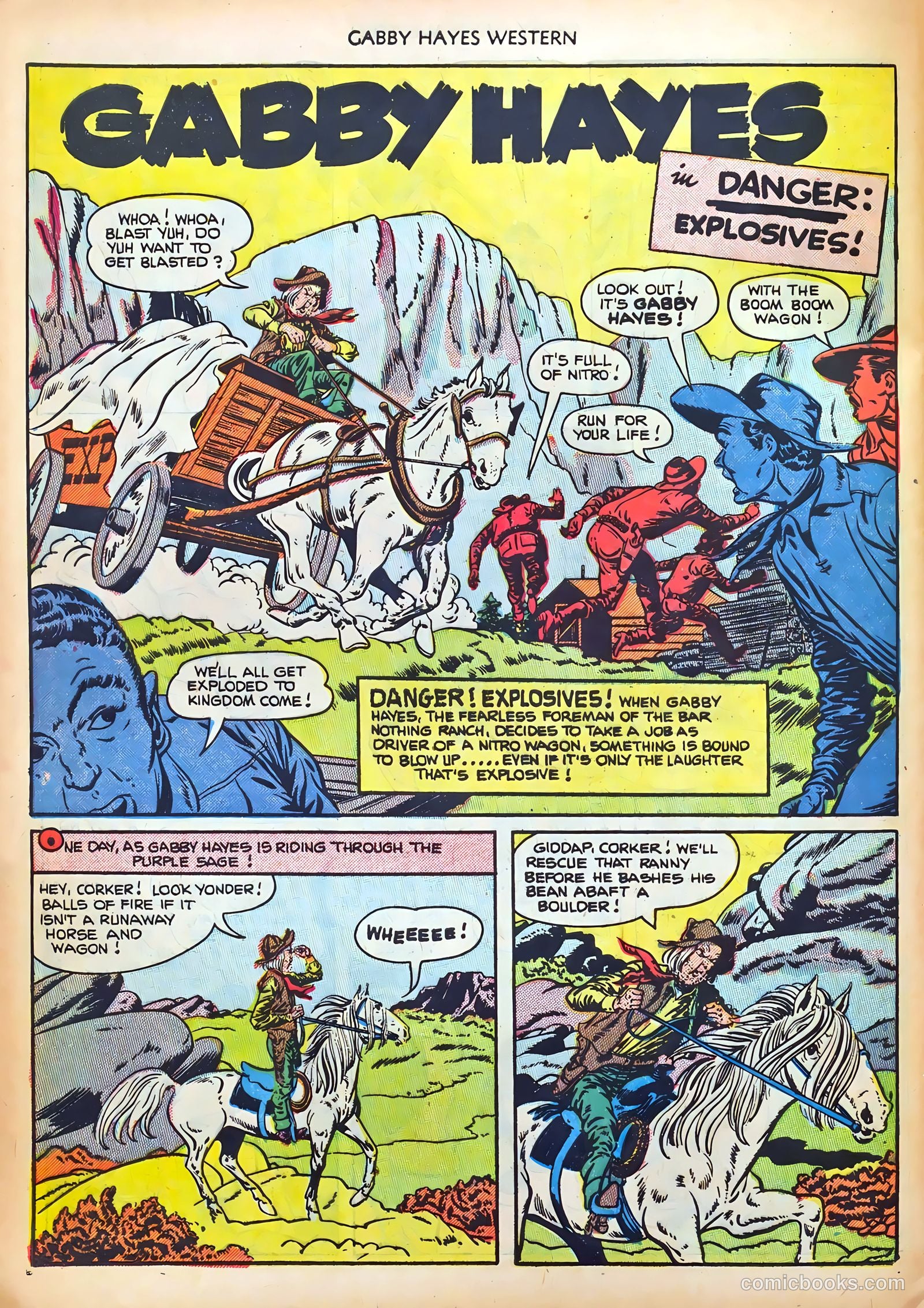 Gabby Hayes Western #44 — page 28 of 36