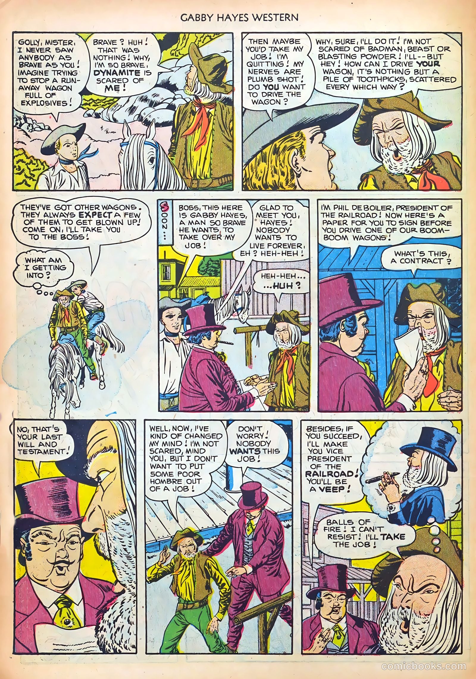 Gabby Hayes Western #44 — page 30 of 36