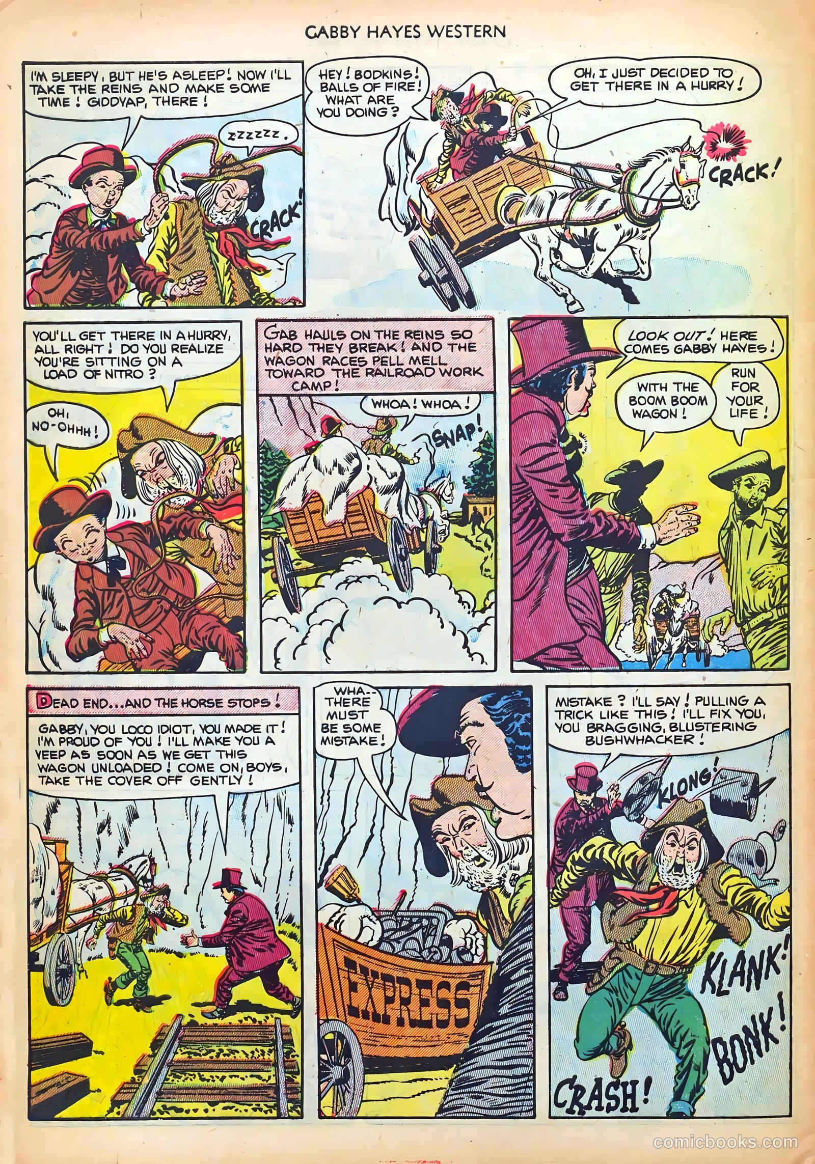 Gabby Hayes Western #44 — page 32 of 36