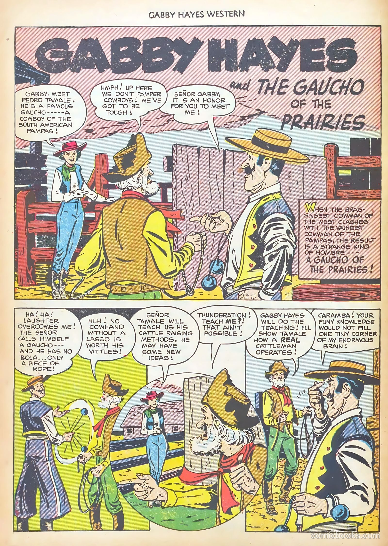 Gabby Hayes Western #45 — page 16 of 36