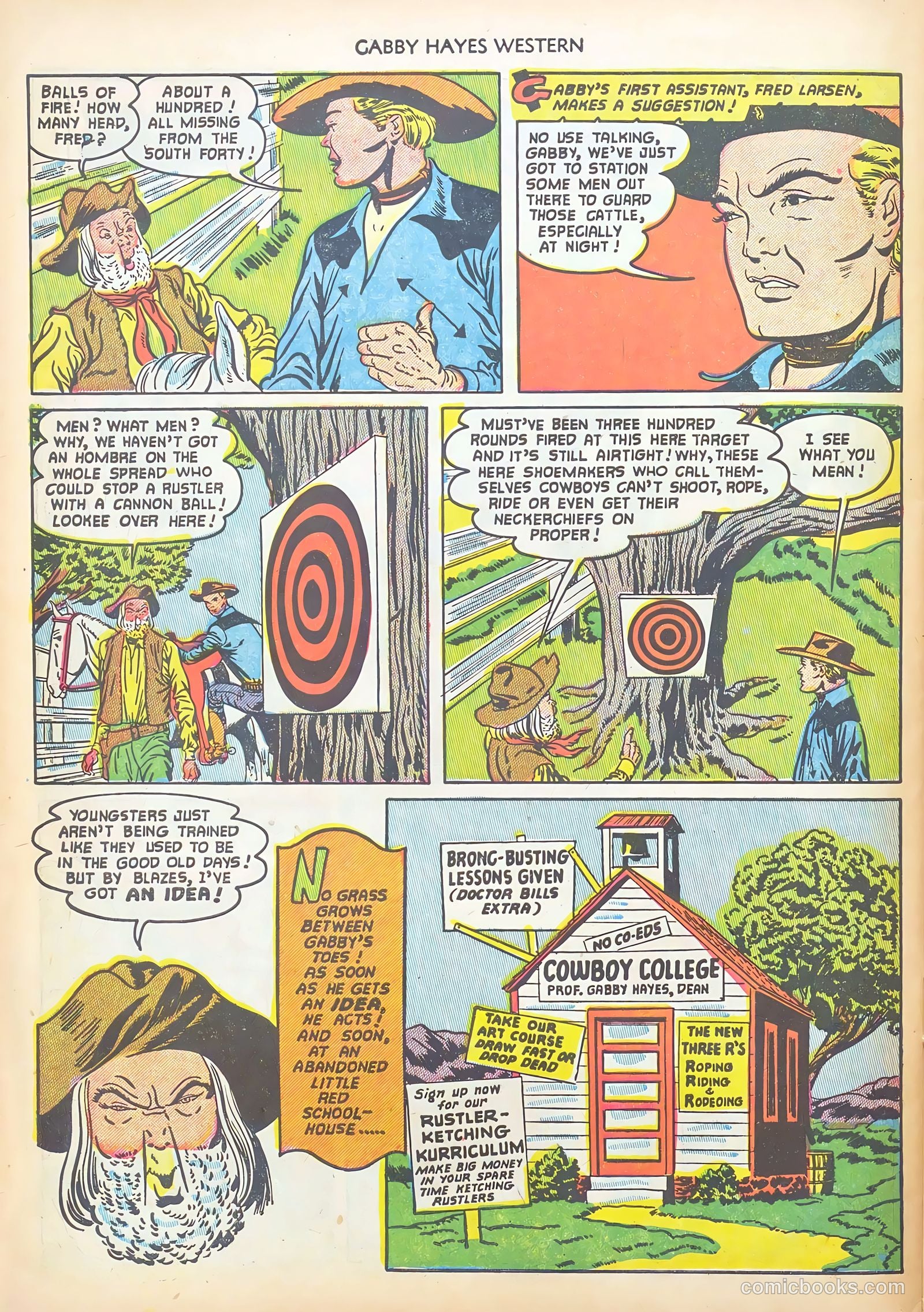 Gabby Hayes Western #45 — page 28 of 36