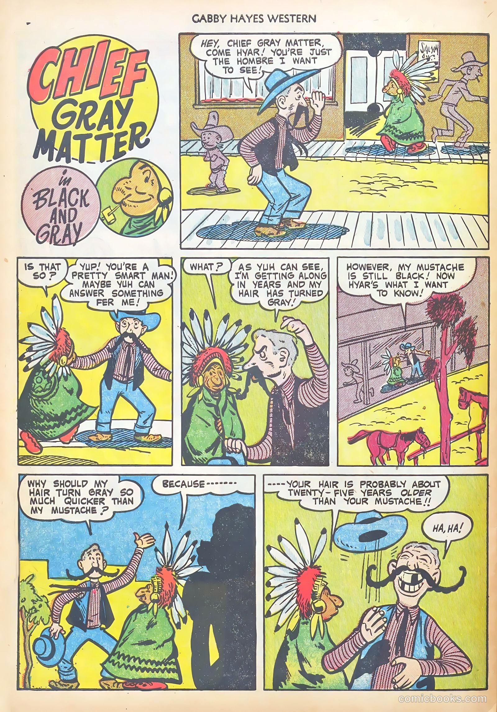 Gabby Hayes Western #45 — page 30 of 36