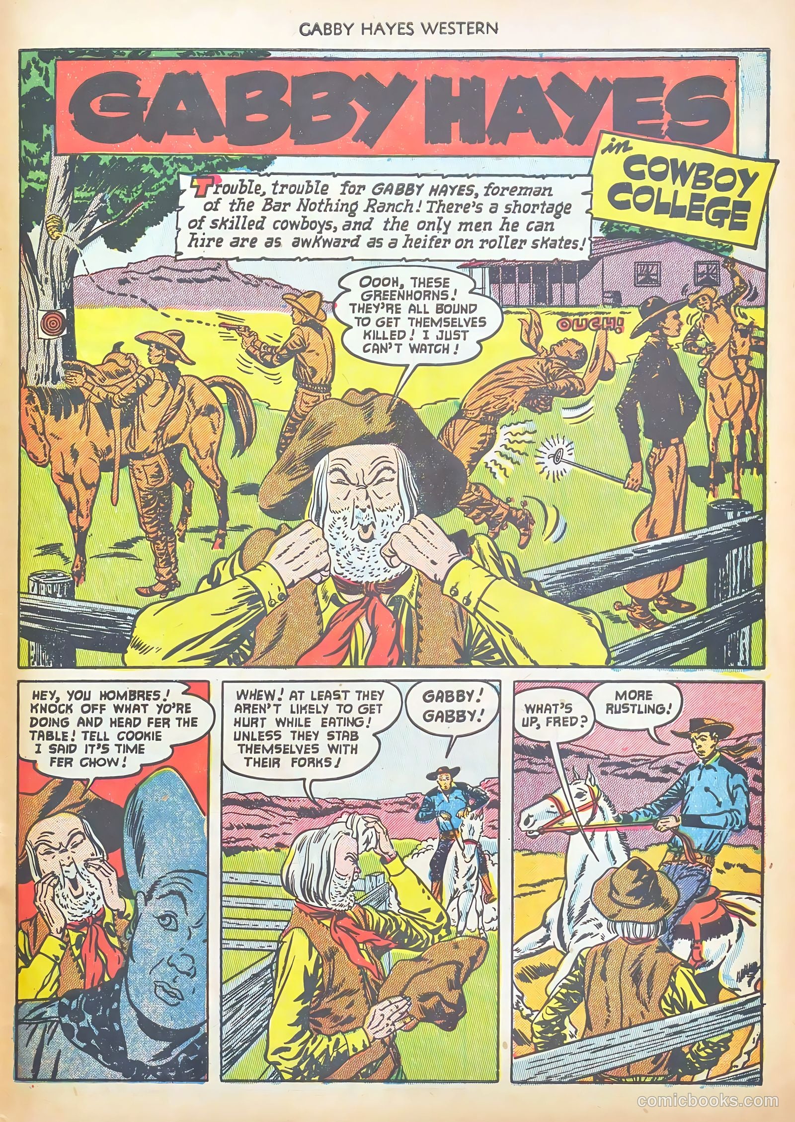 Gabby Hayes Western #45 — page 31 of 36