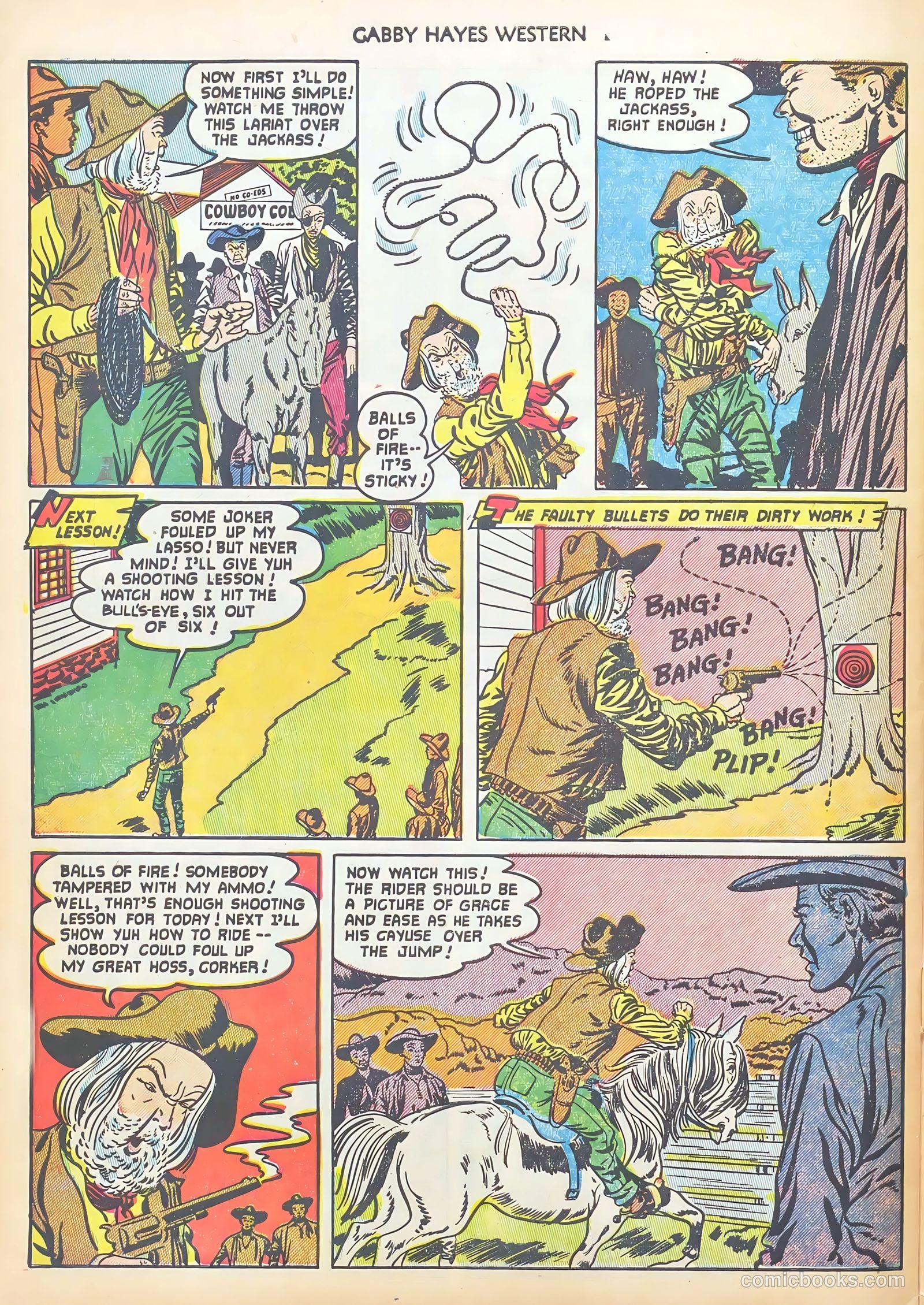 Gabby Hayes Western #45 — page 32 of 36