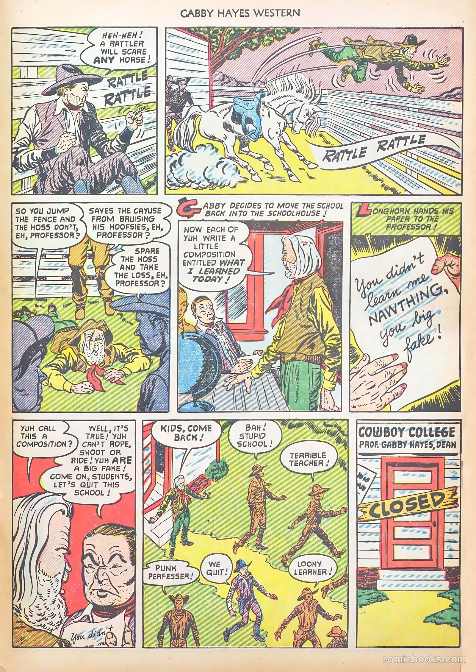 Gabby Hayes Western #45 — page 33 of 36