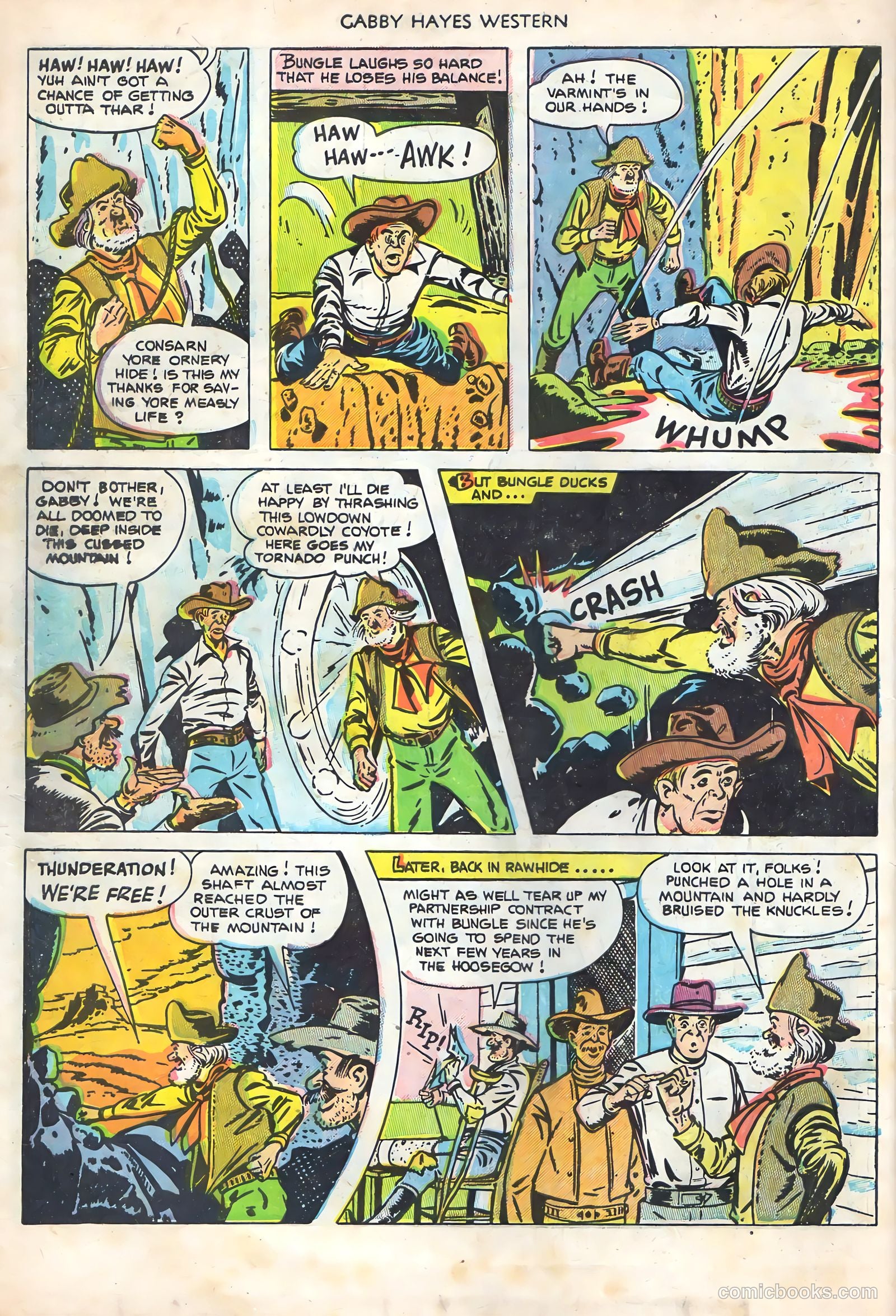 Gabby Hayes Western #46 — page 34 of 36