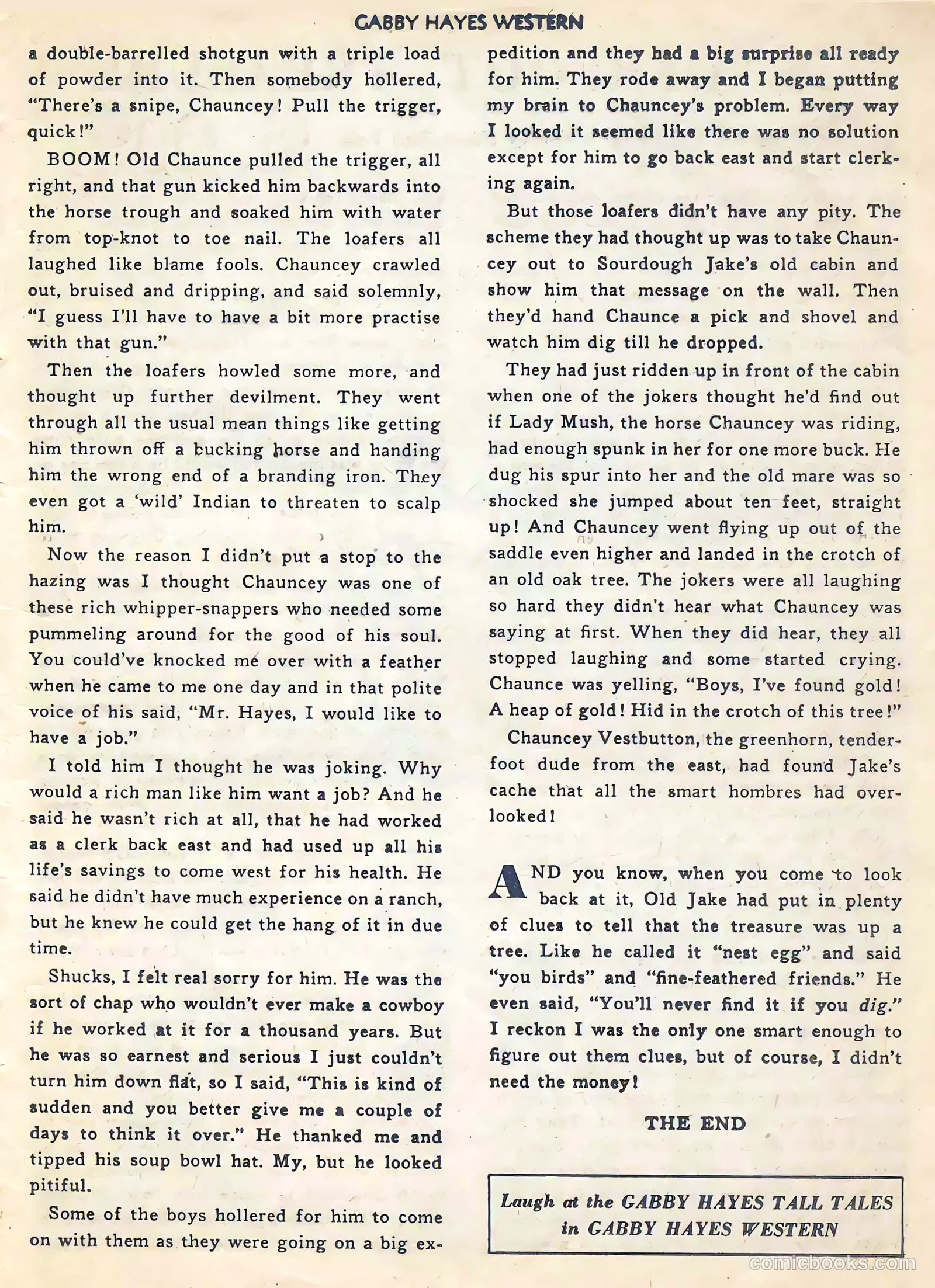 Gabby Hayes Western #47 — page 13 of 36