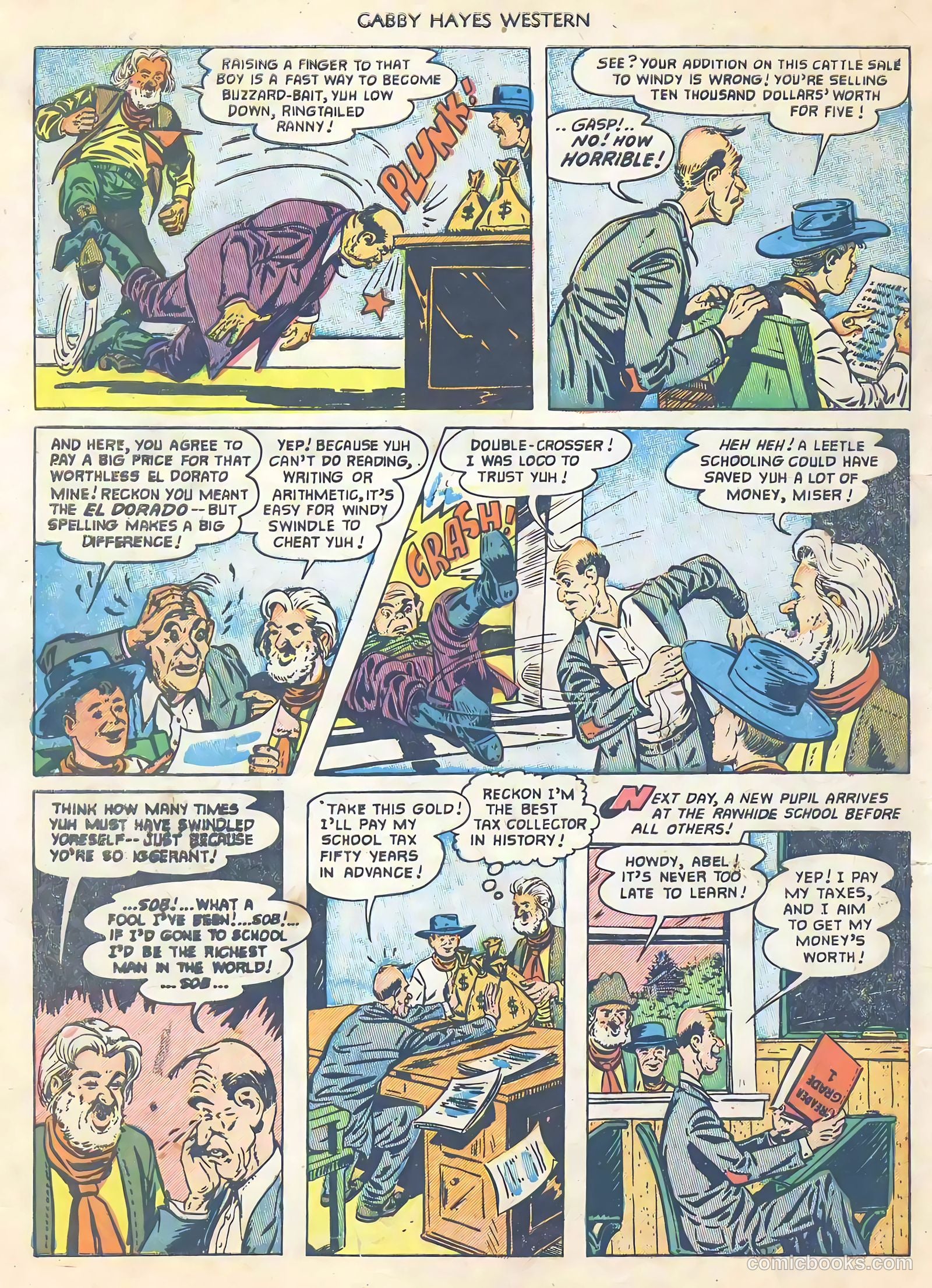 Gabby Hayes Western #47 — page 34 of 36