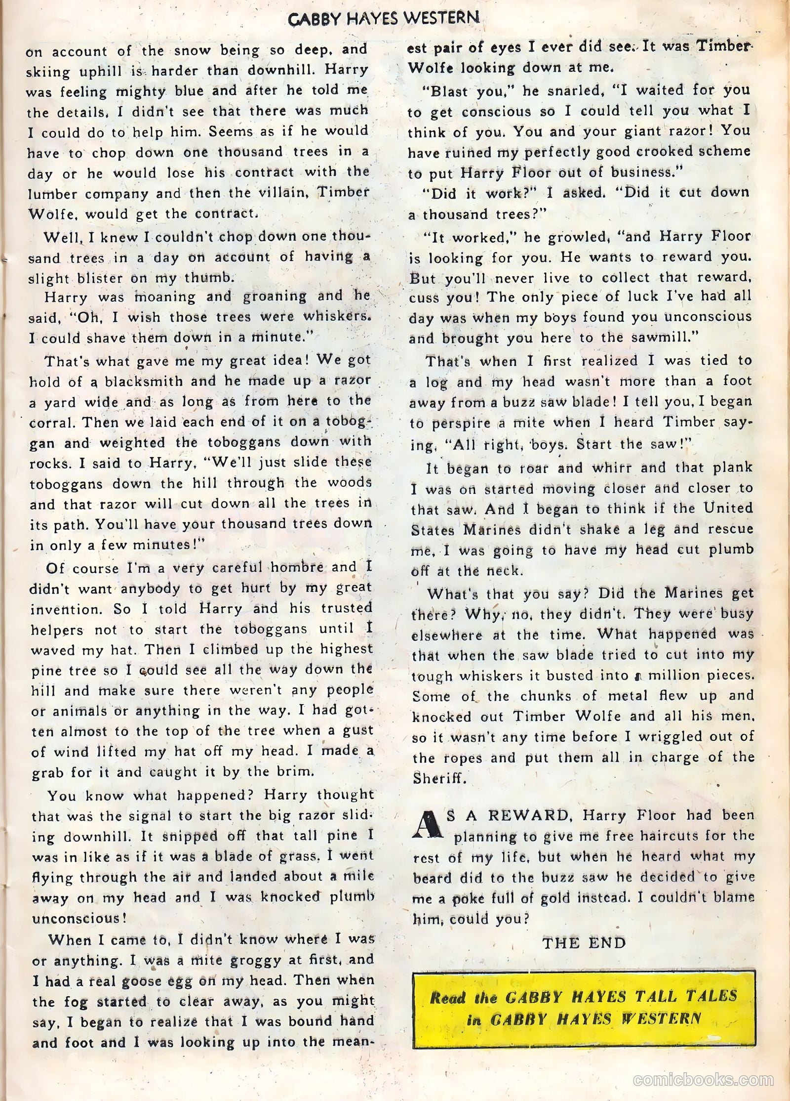 Gabby Hayes Western #48 — page 13 of 36